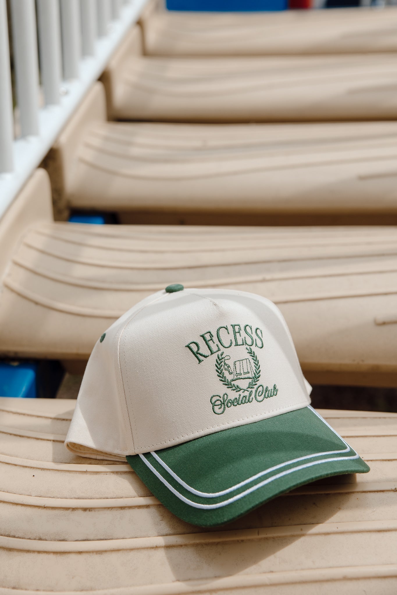 Hat Recess Social Club - Green Vintage Trucker Hat
