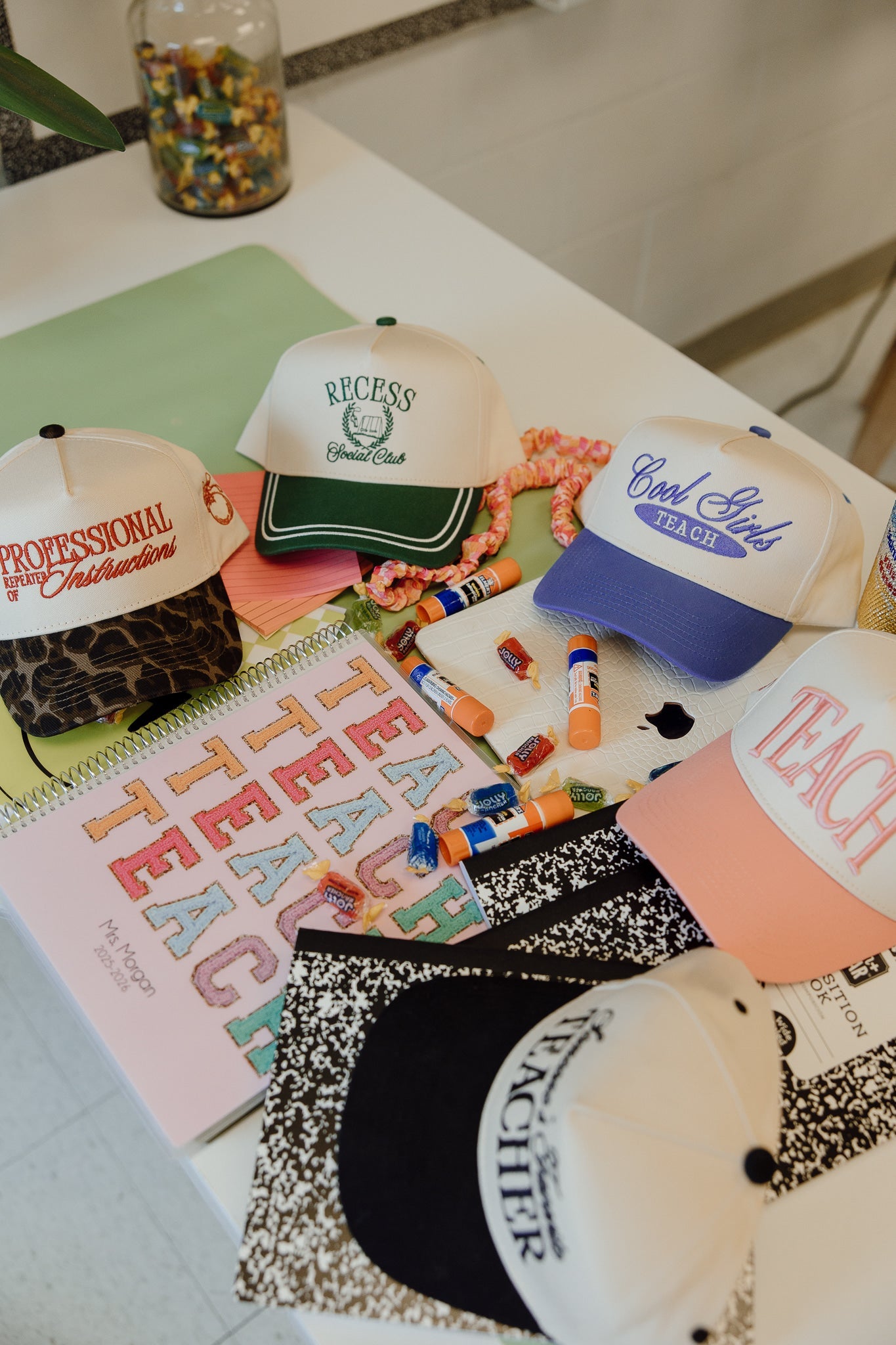 Hat Recess Social Club - Green Vintage Trucker Hat