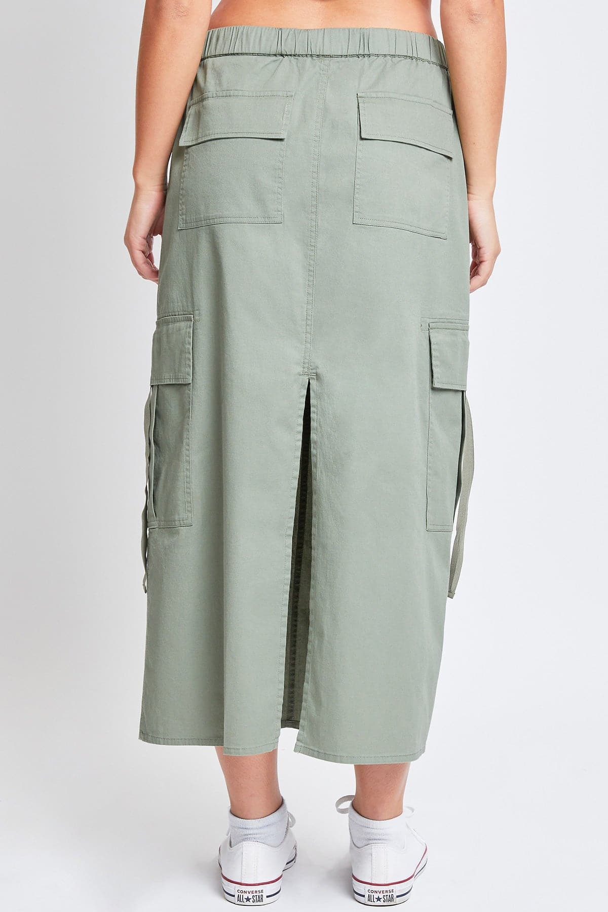 Skirts & Skorts Women’s Poplin Maxi Drawcord Cargo Skirt