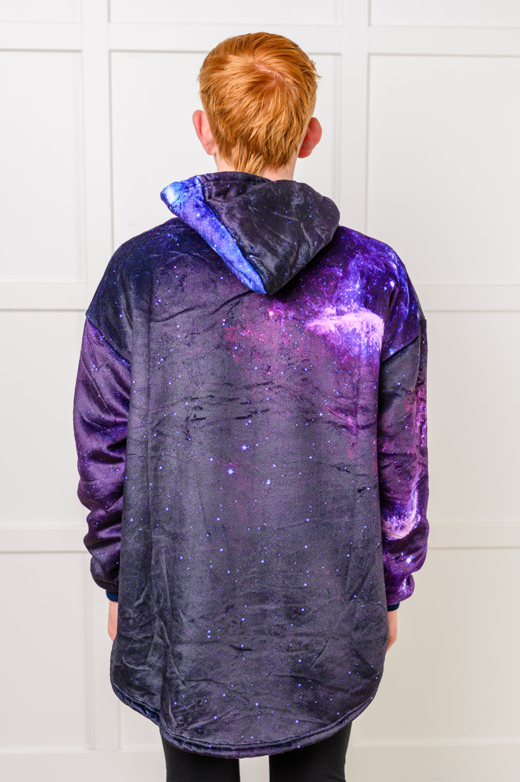 Layers Kids Oversized Hoodie Blanket in Starry Sky