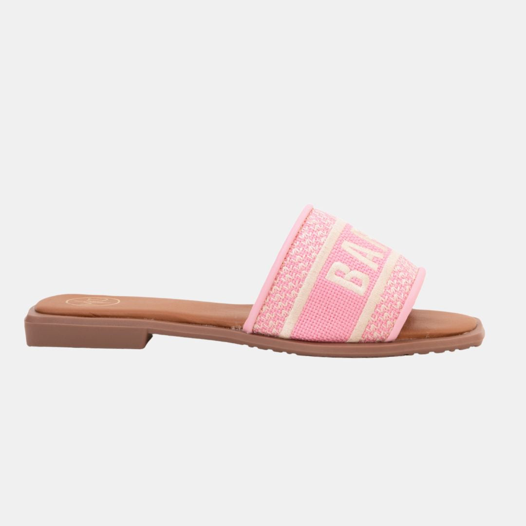 FLATS Bobbie Embroidered Sandals