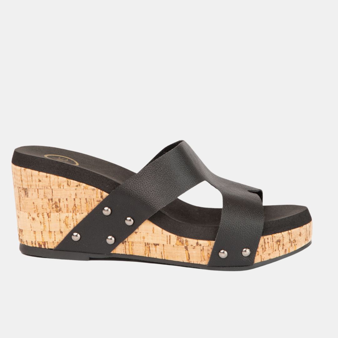WEDGES Allyson Cross Strap Wedge