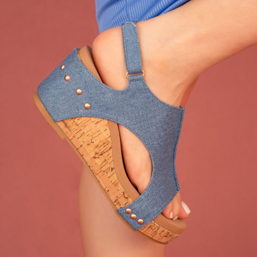 WEDGES Hannah Thick Sole Roman Sandals