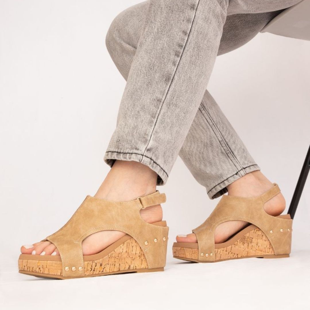 WEDGES Hannah Thick Sole Roman Sandals