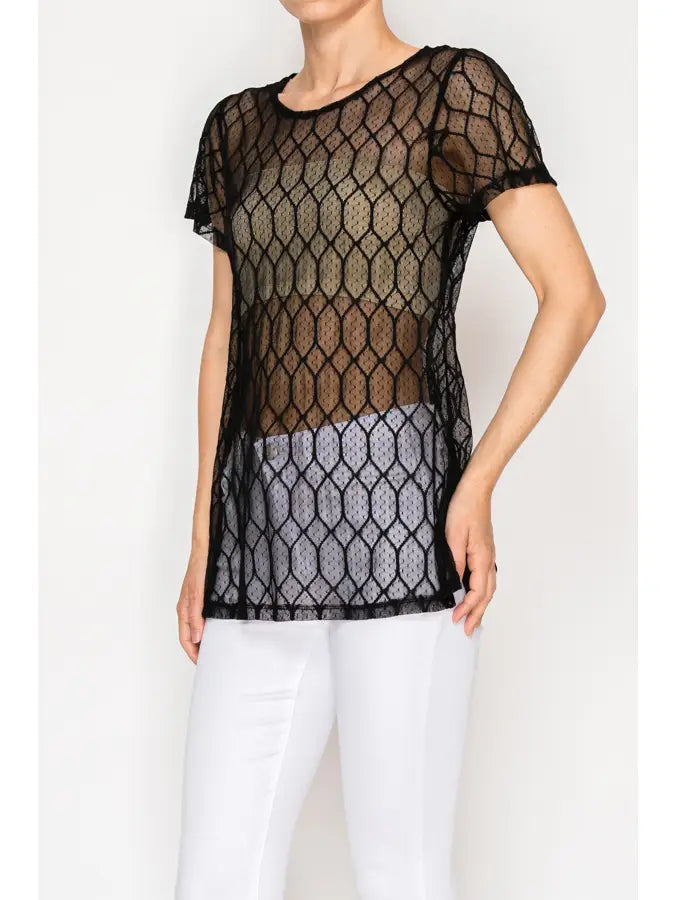 Lace Mesh Top