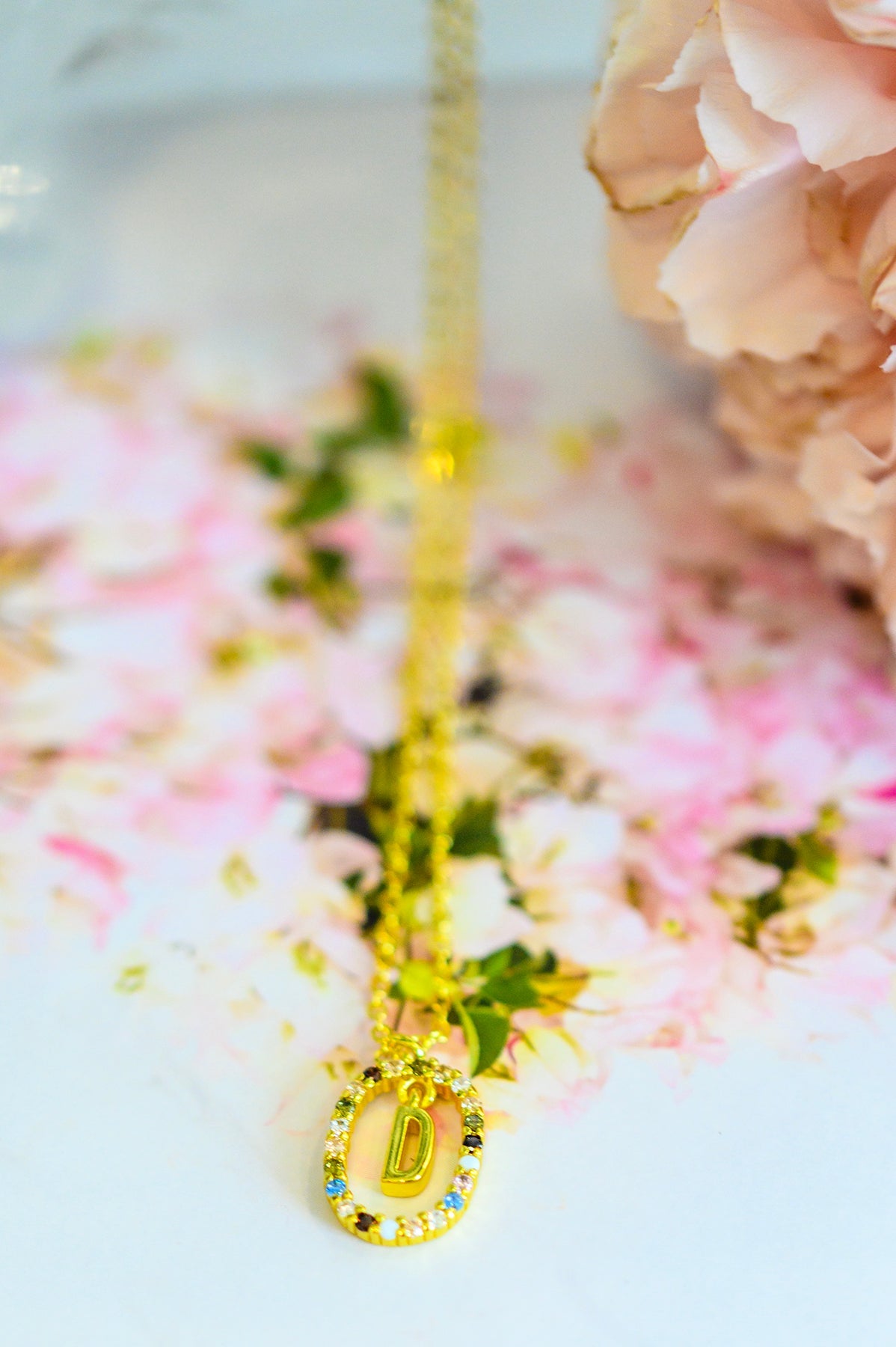 Accessories Mi Amor Gold Dipped Initial Necklace