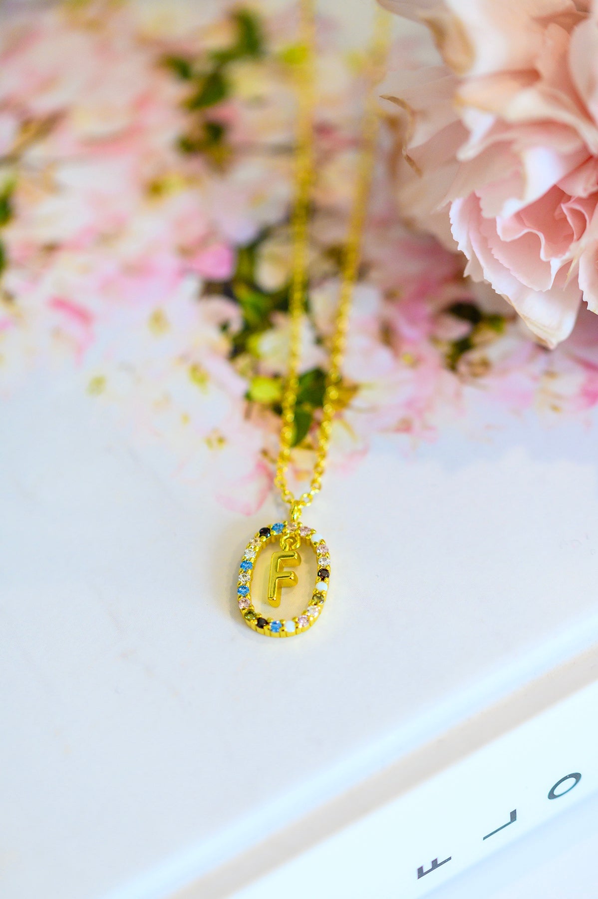 Accessories Mi Amor Gold Dipped Initial Necklace