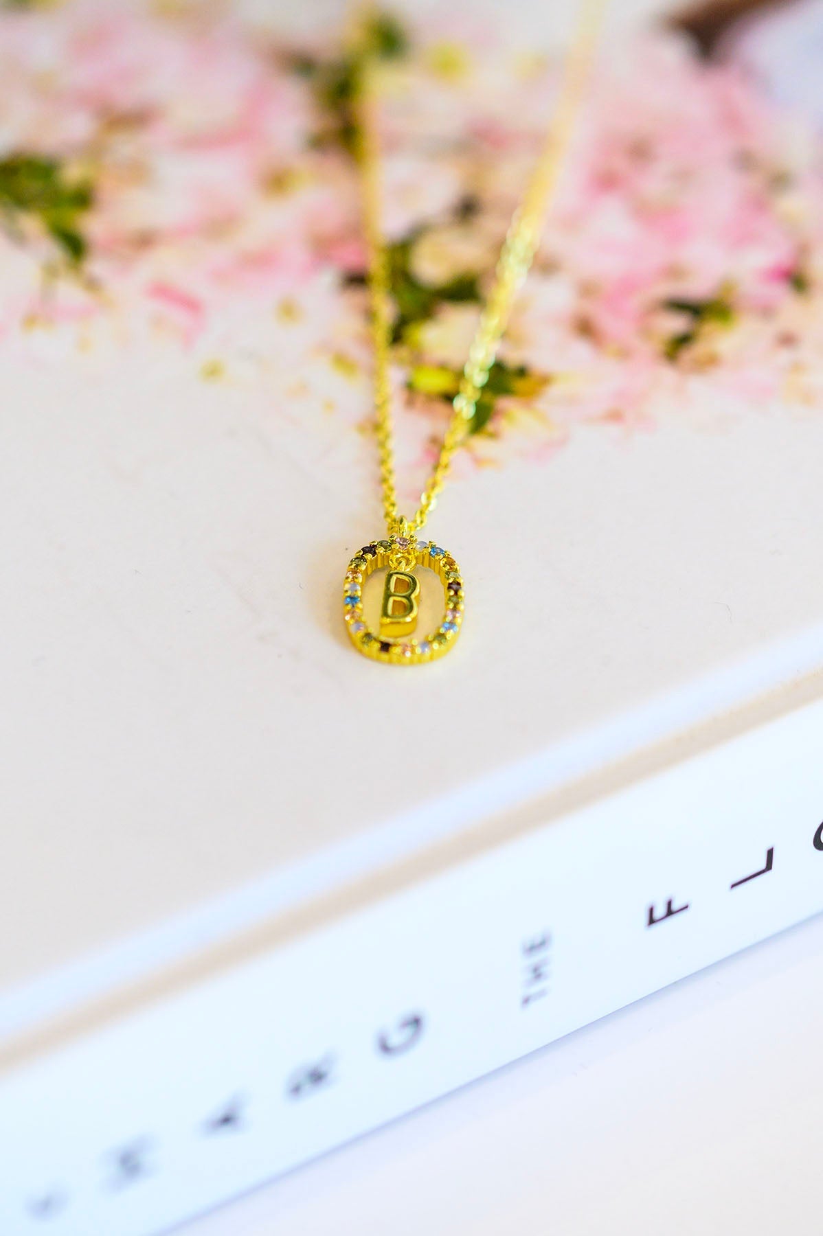 Accessories Mi Amor Gold Dipped Initial Necklace