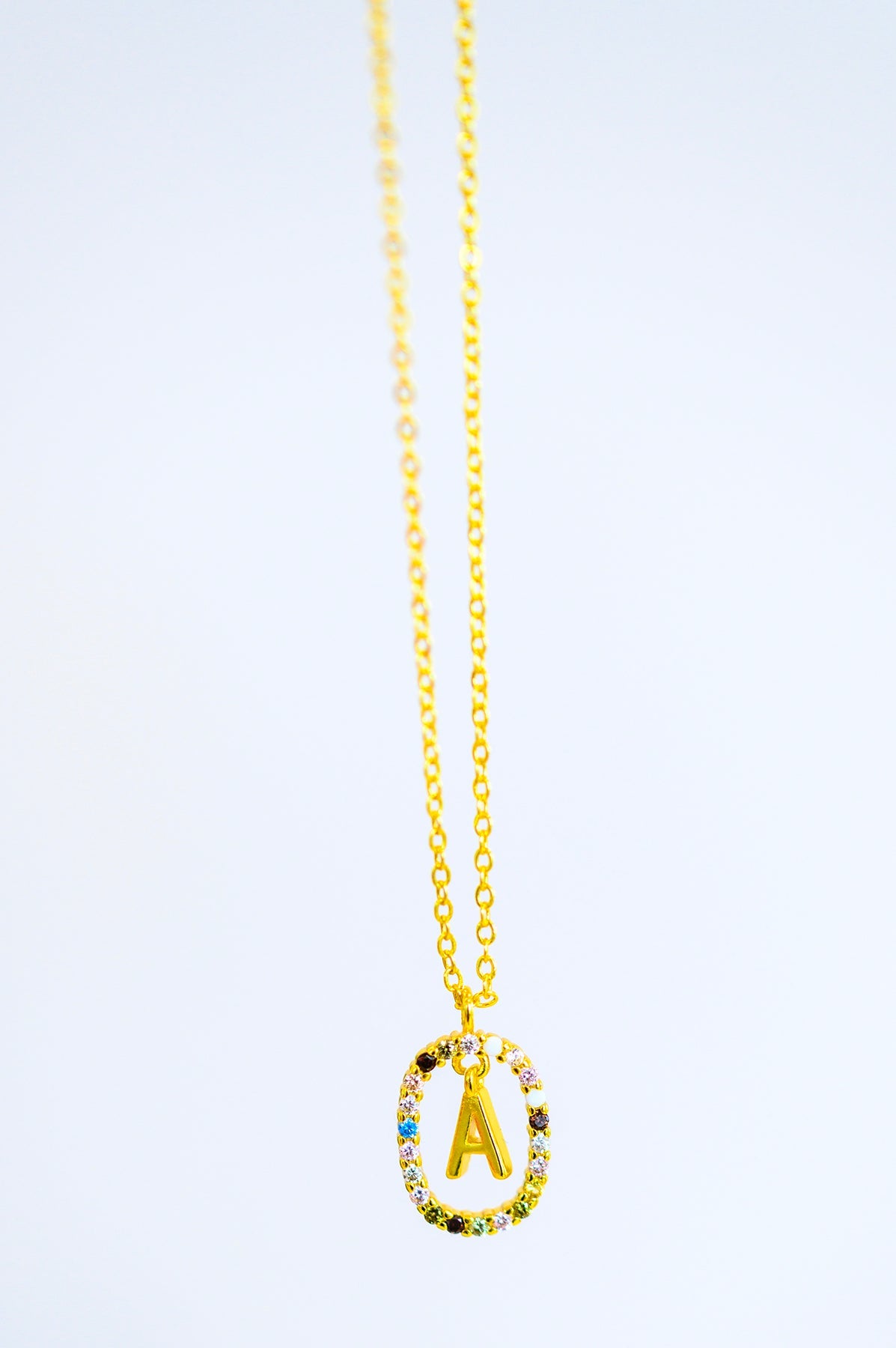 Accessories Mi Amor Gold Dipped Initial Necklace