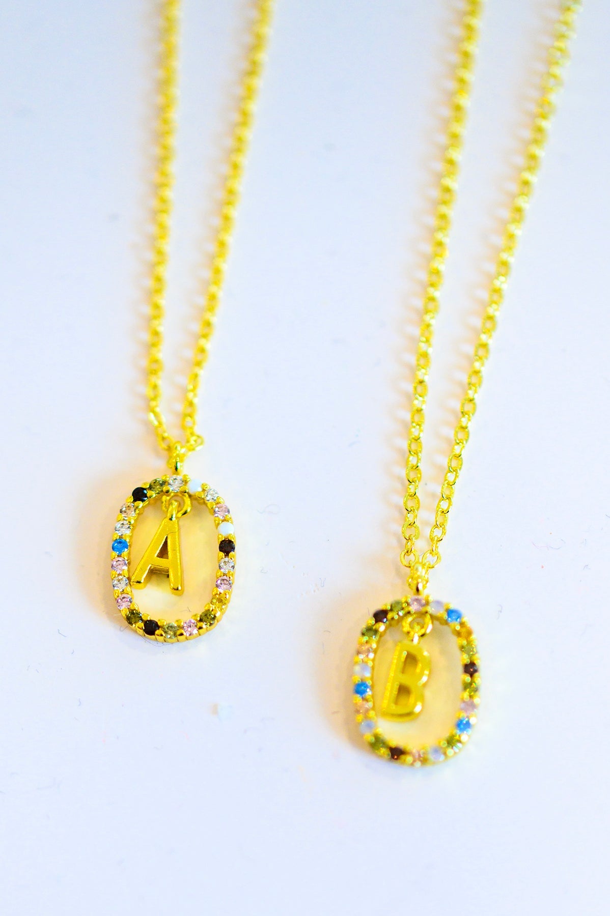 Accessories Mi Amor Gold Dipped Initial Necklace