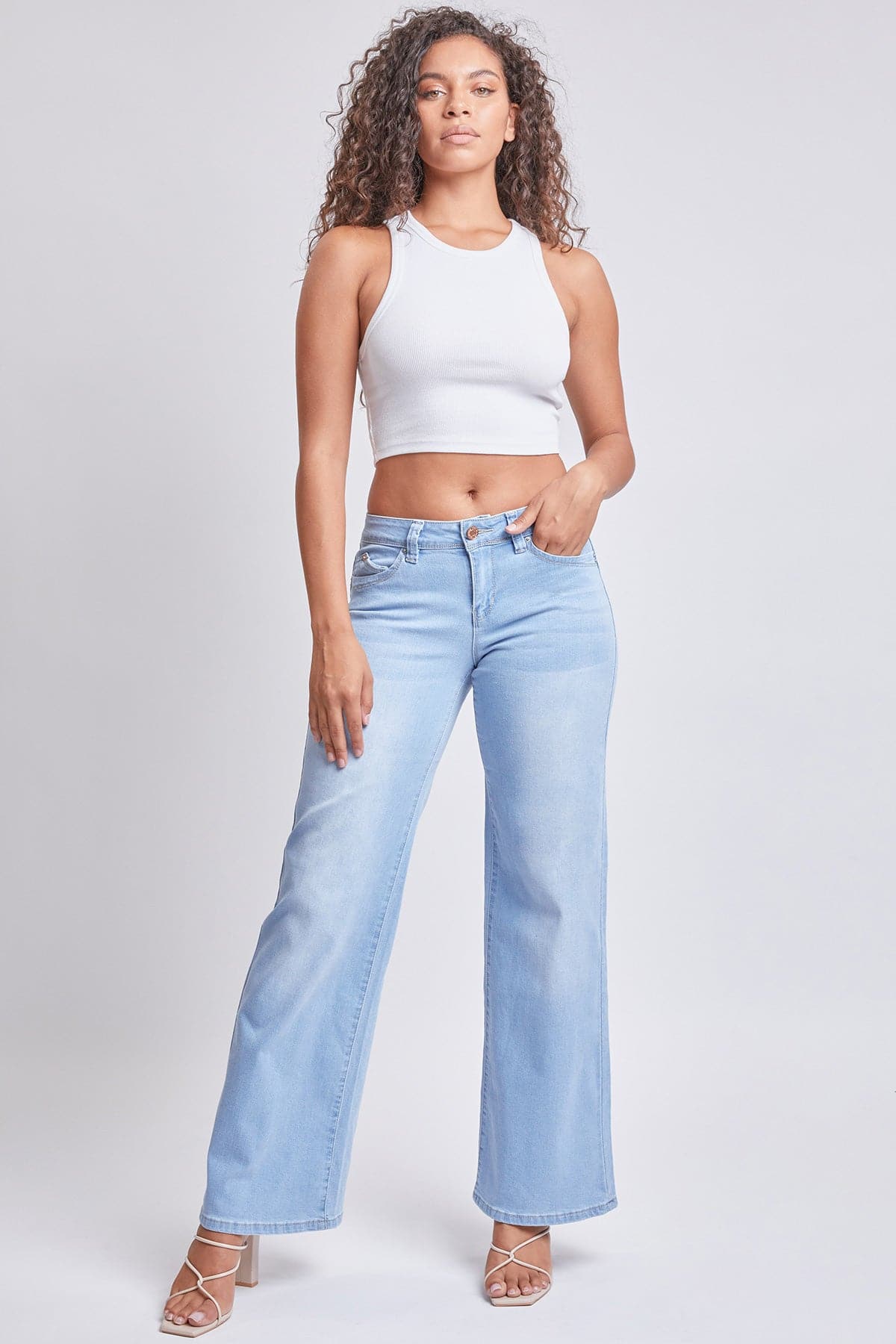 Women’s WannaBettaButt Low Rise Wide Leg Jeans