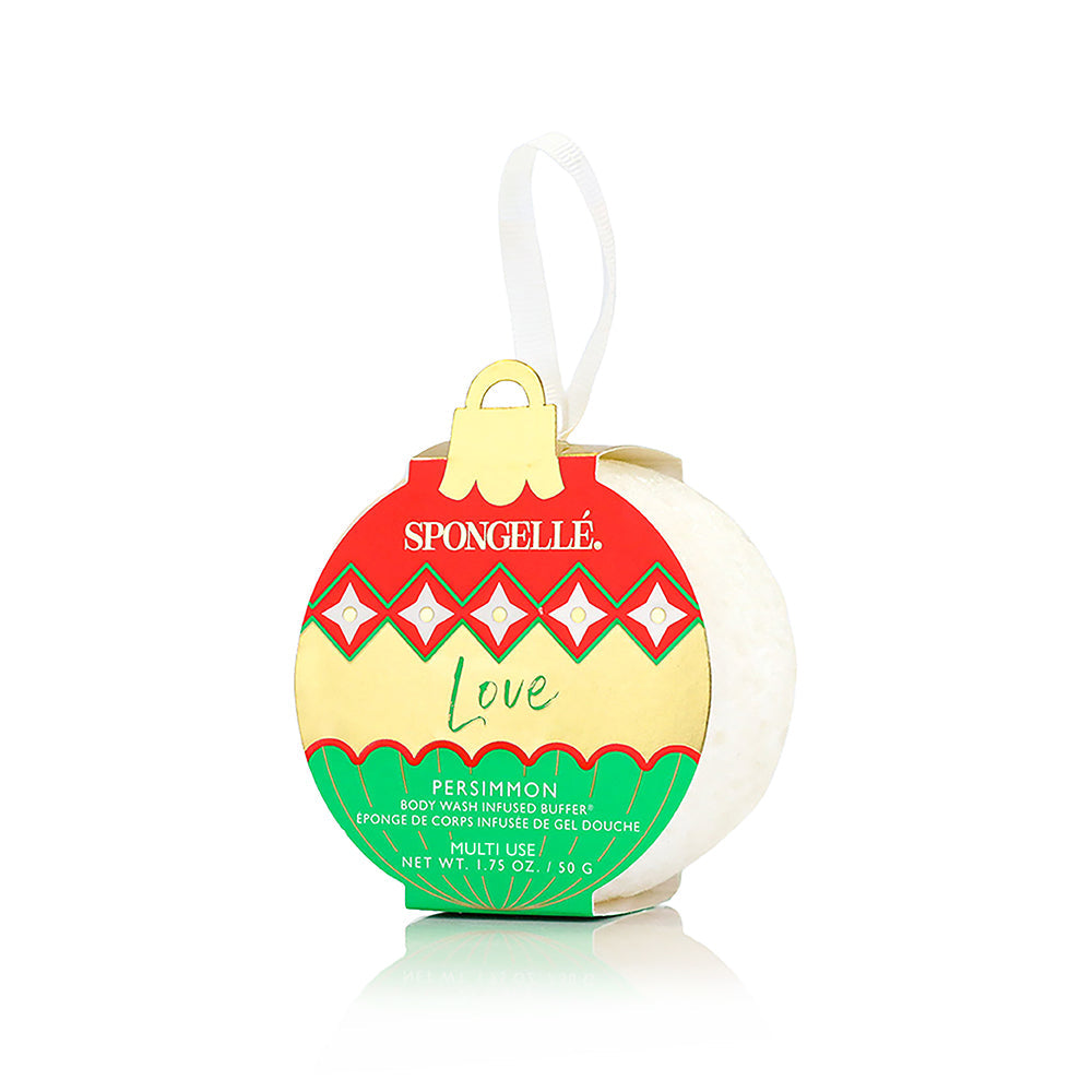 Body Wash Infused Buffer Holiday Ornament Multi-Use Assorted Pack