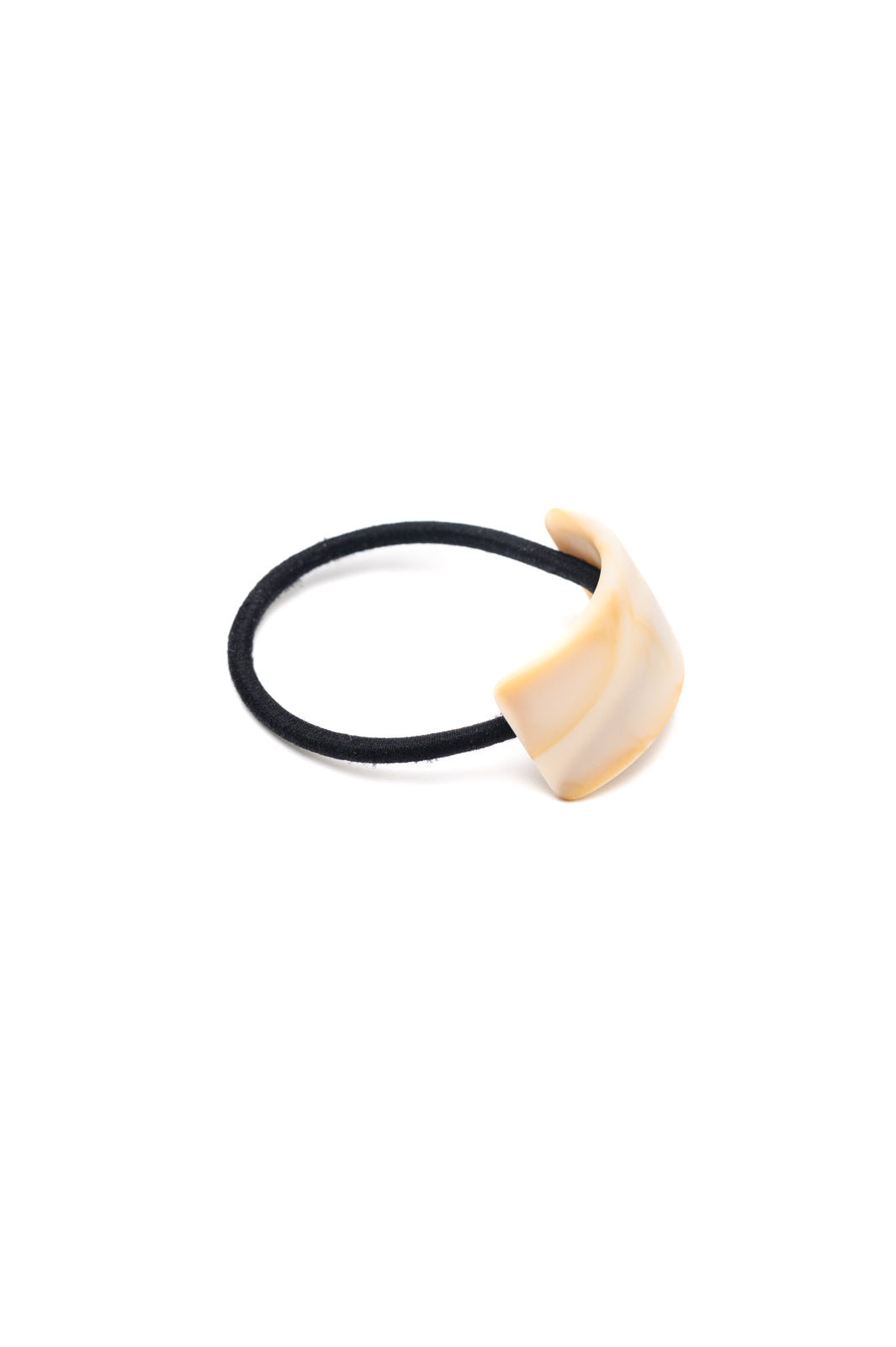 Accessories Rectangle Cuff Hair Tie Elastic in Ivory