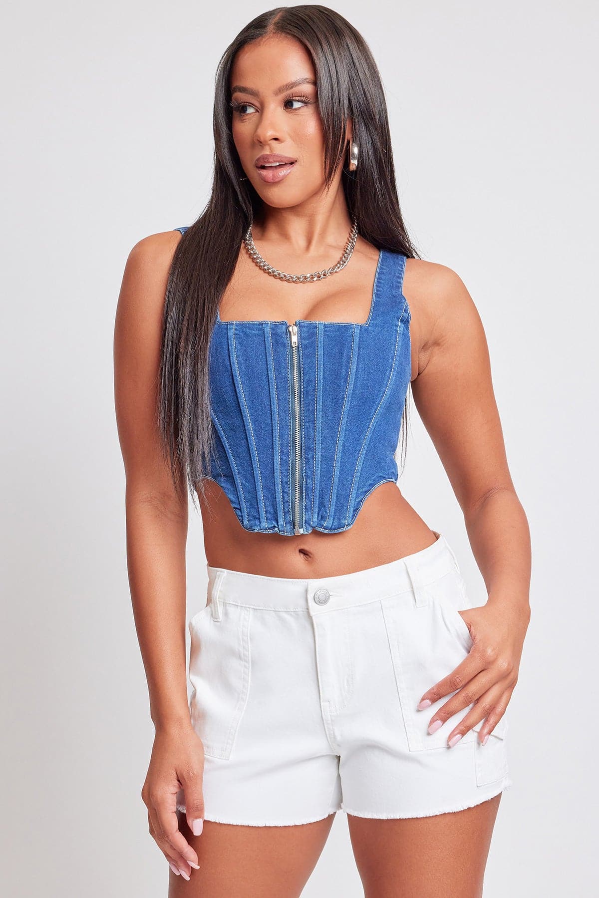 Shorts & Bermudas Women’s High-Rise Flap Pocket Cargo Short