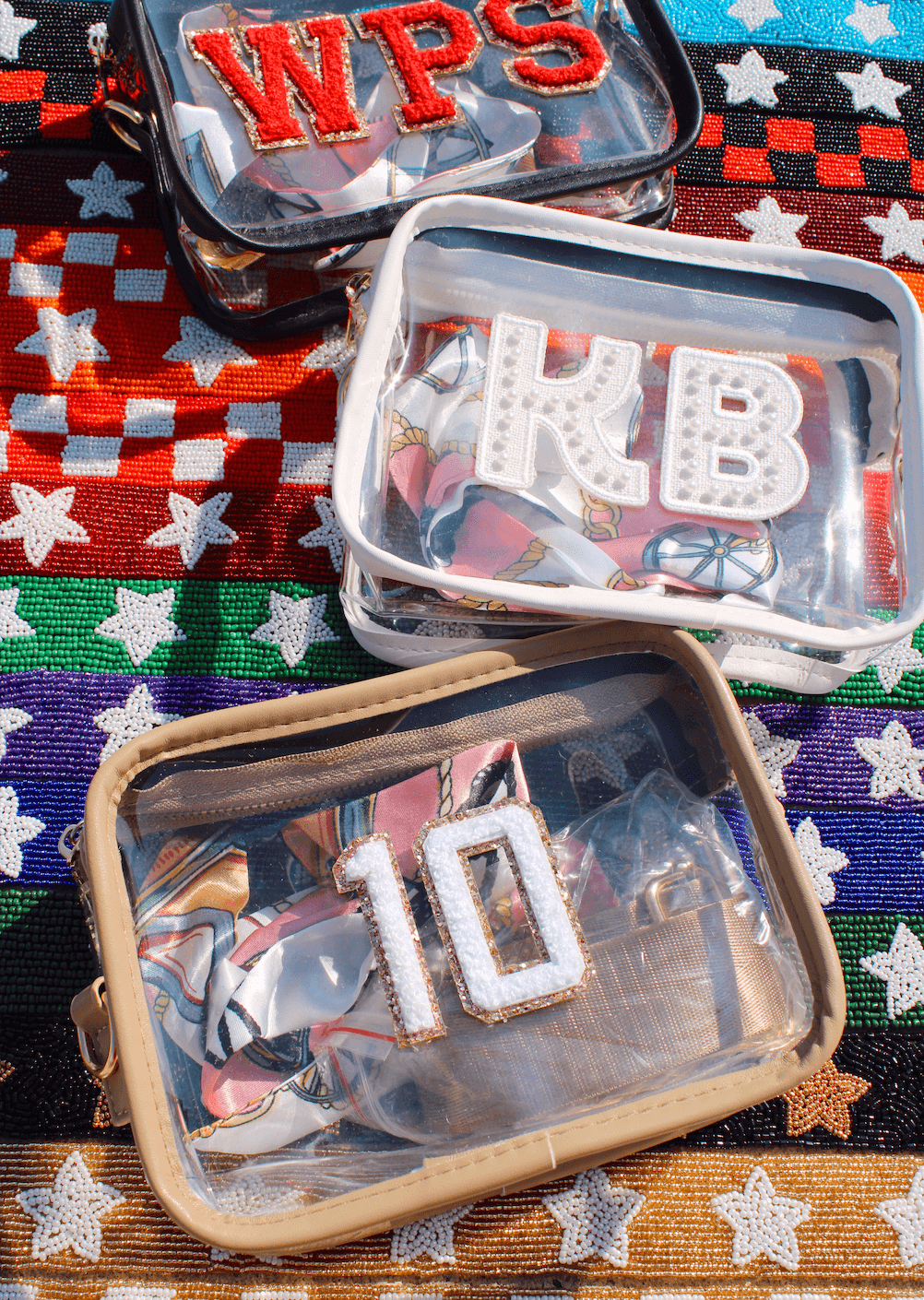 Custom Clear Gameday + Concert Purse