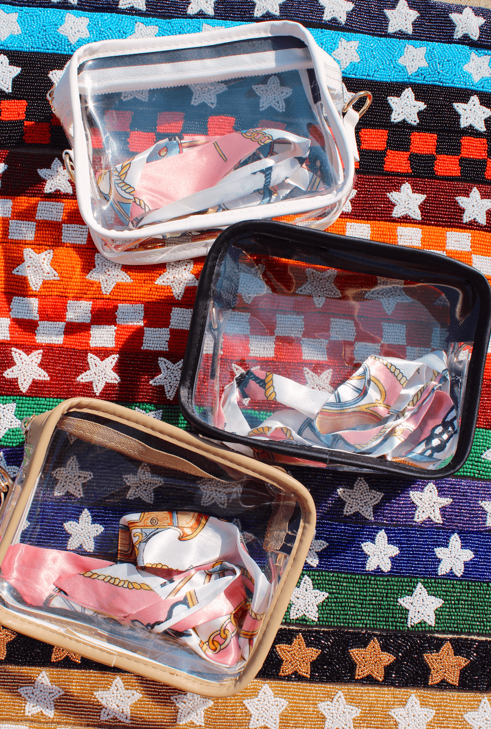 Custom Clear Gameday + Concert Purse