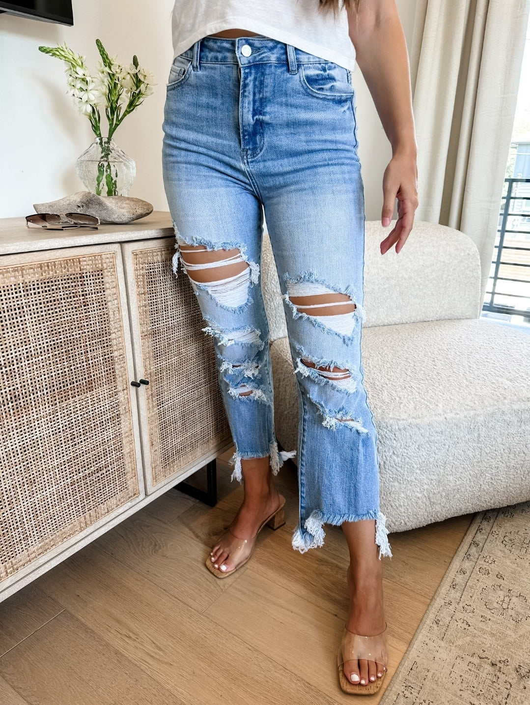 Distressed Hollister Jeans – moonandcross