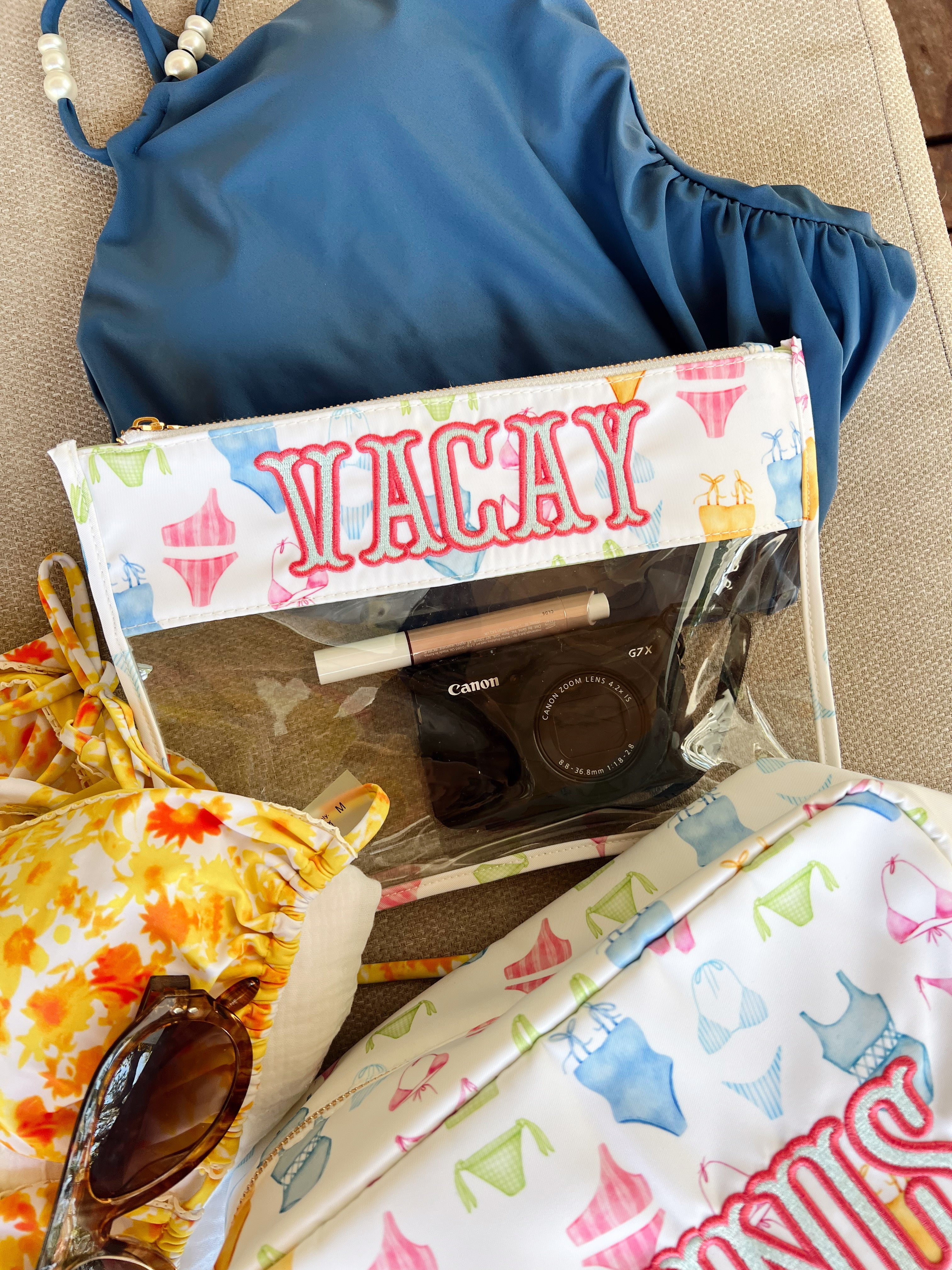 Travel Bag Vacay - Bikinis Clear Pouch