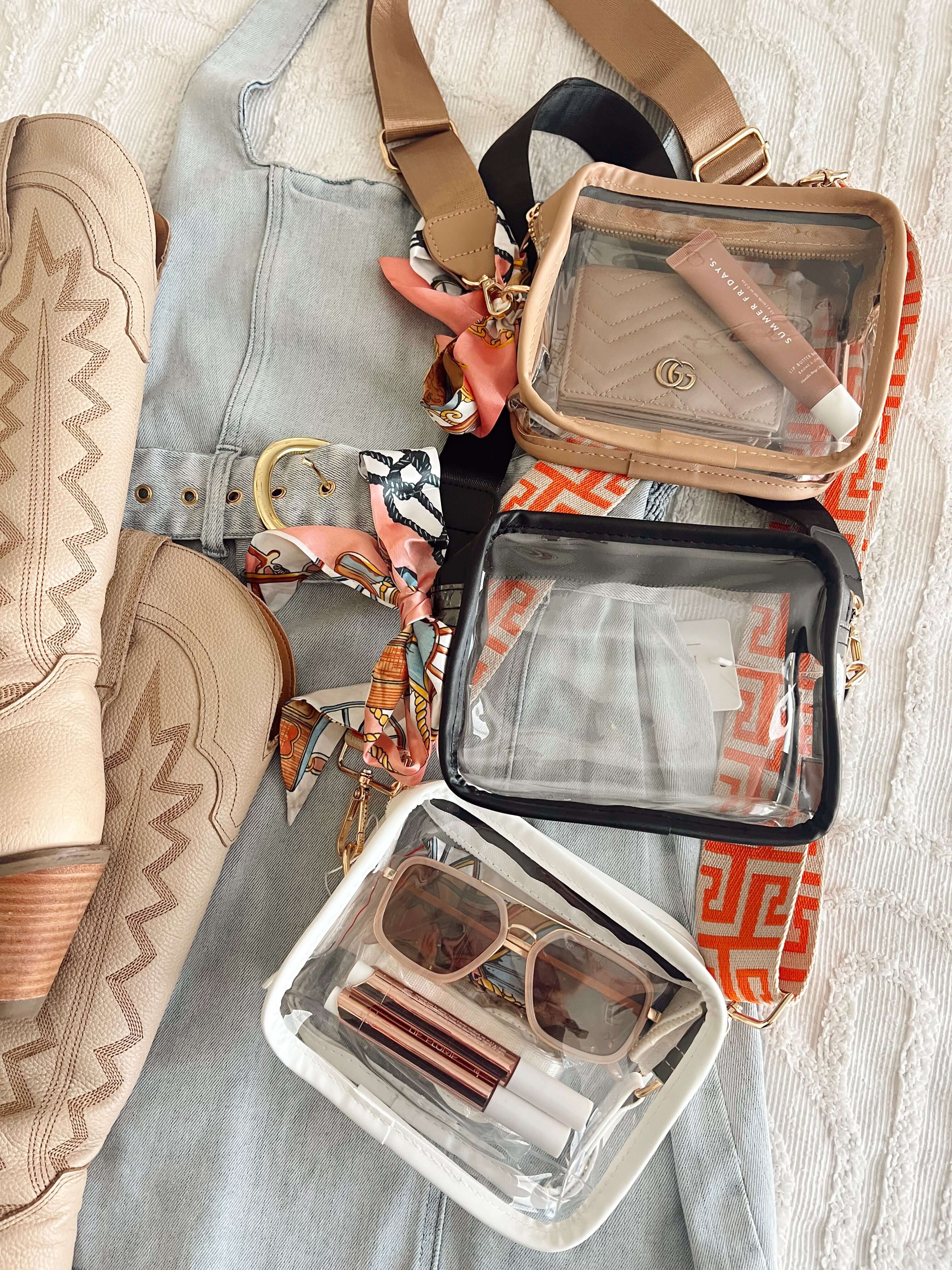 Clear Purse Clear Gameday + Concert Purse - READY TO SHIP