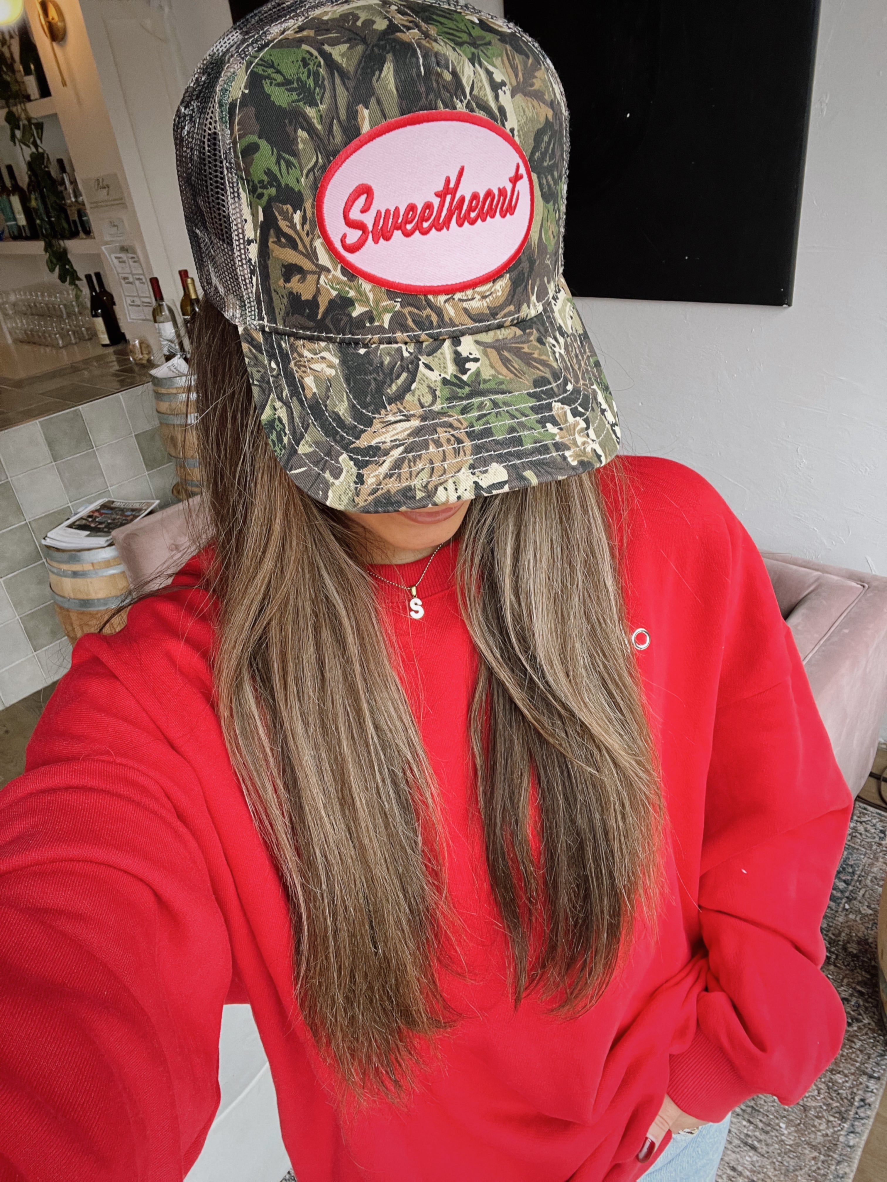 Hat Sweetheart - Camo Vintage Hat