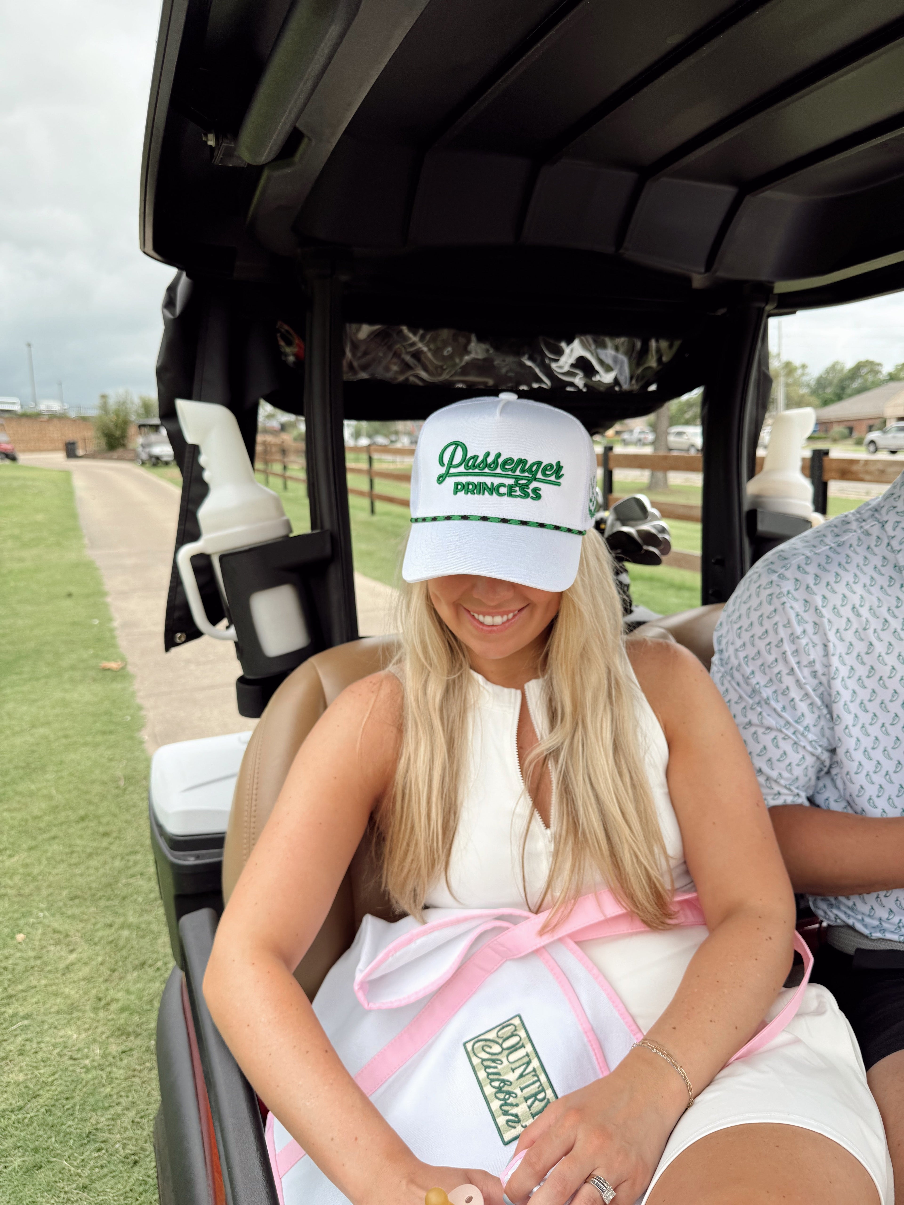 Hat Couples Golf Hat - White Vintage Trucker Hat