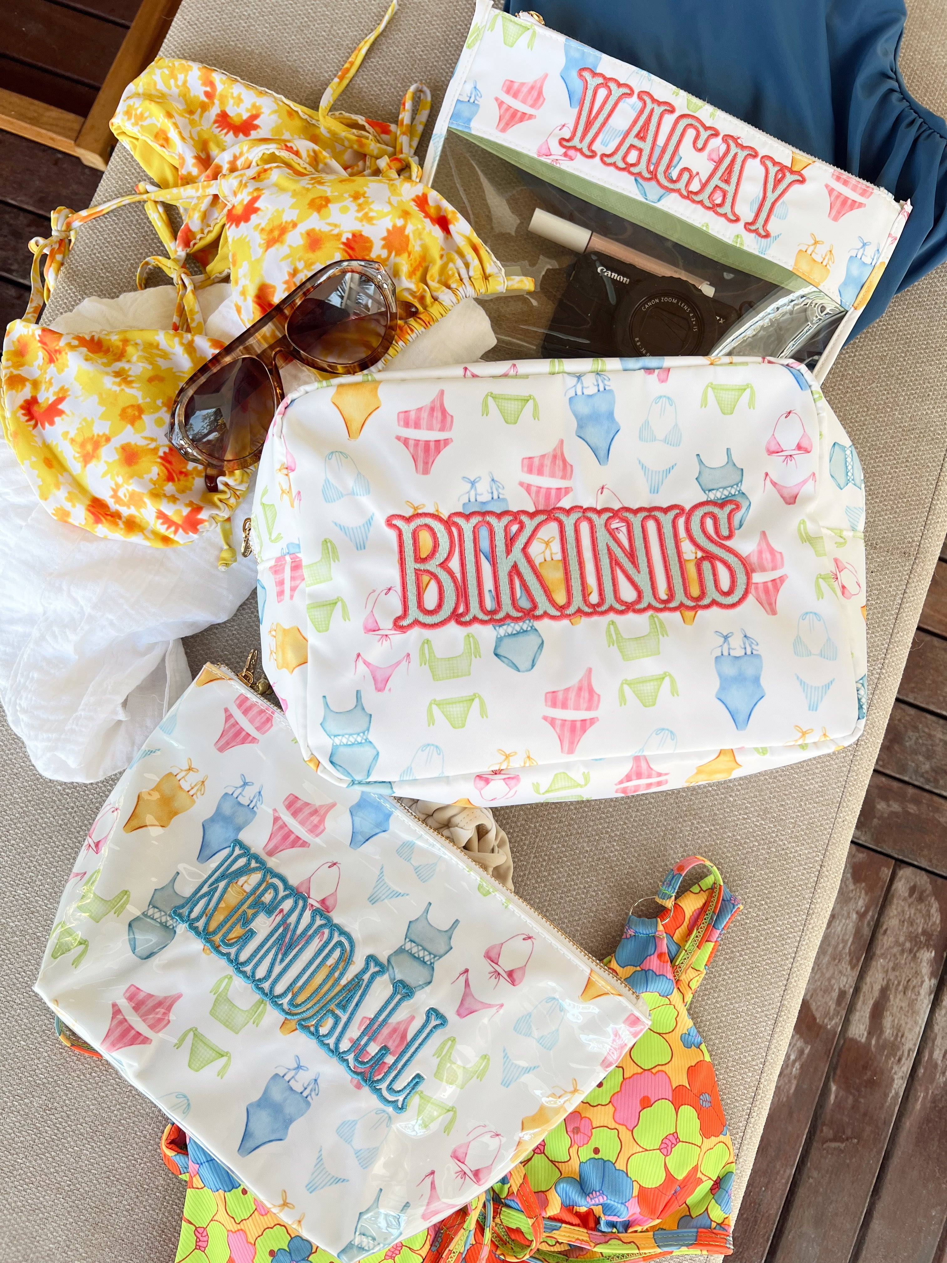 Travel Bag Vacay - Bikinis Clear Pouch