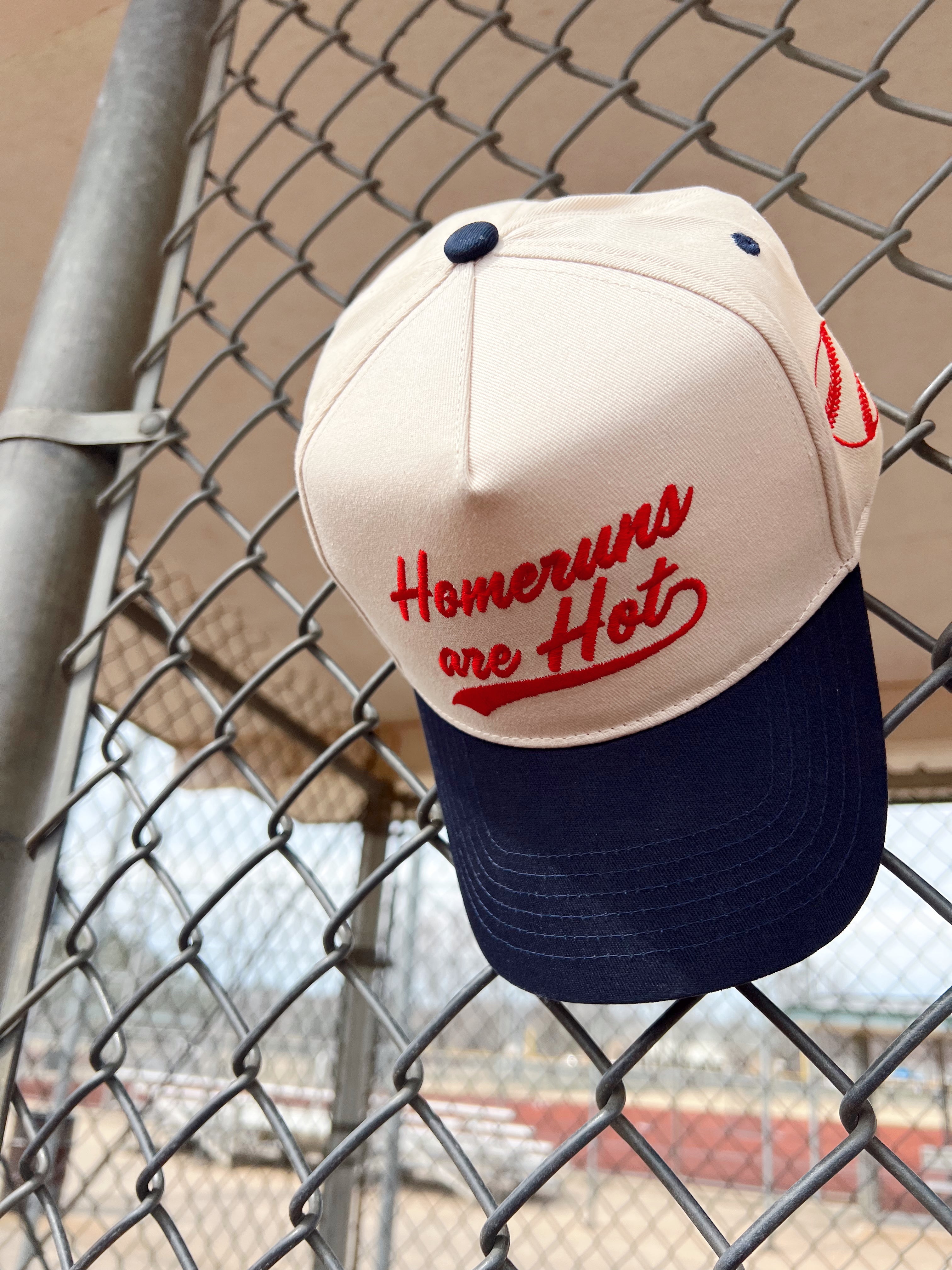 Homeruns are Hot - Navy Vintage Trucker Hat