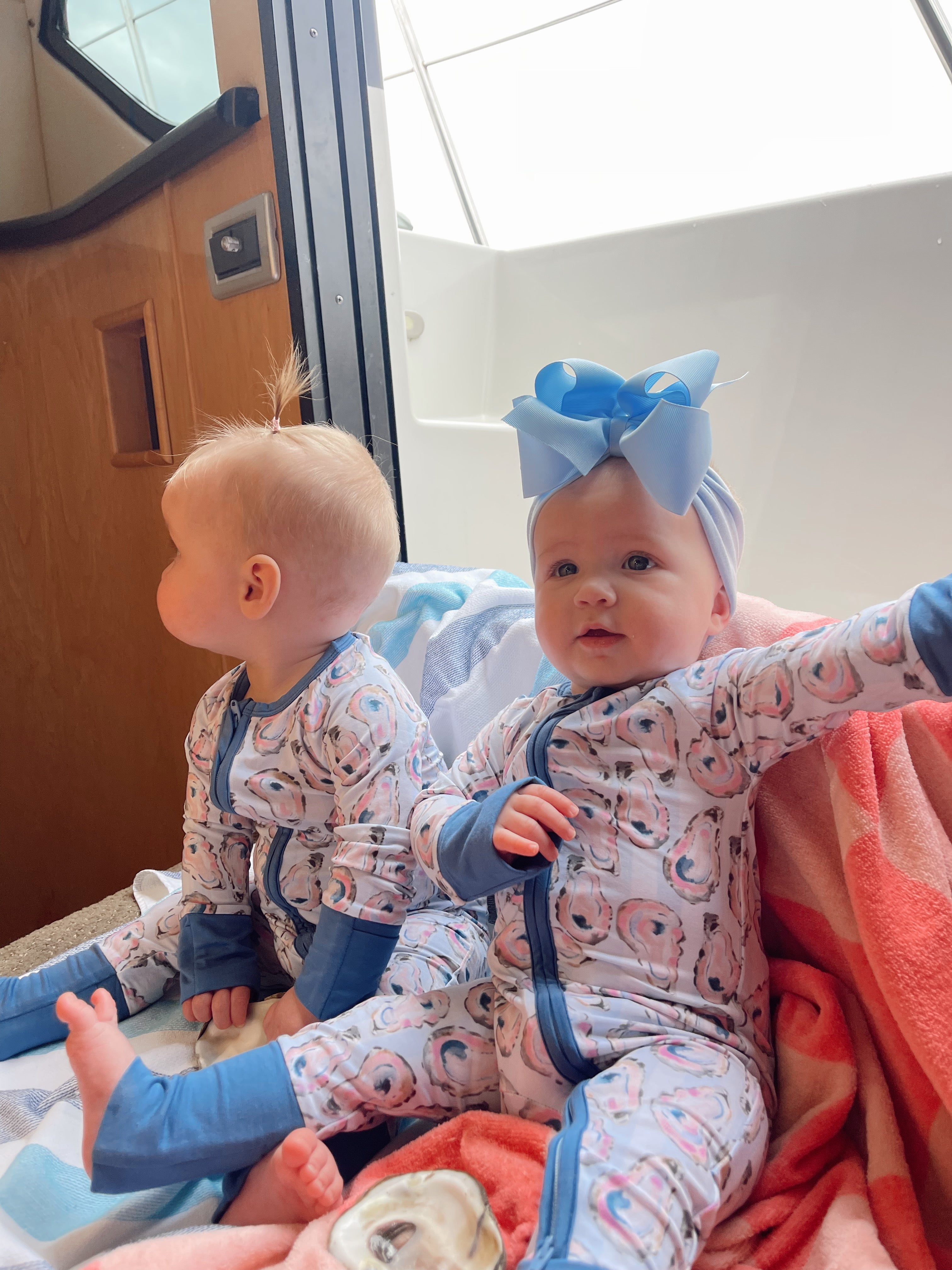 Pajamas Blue Oysters - Bamboo Sleeper