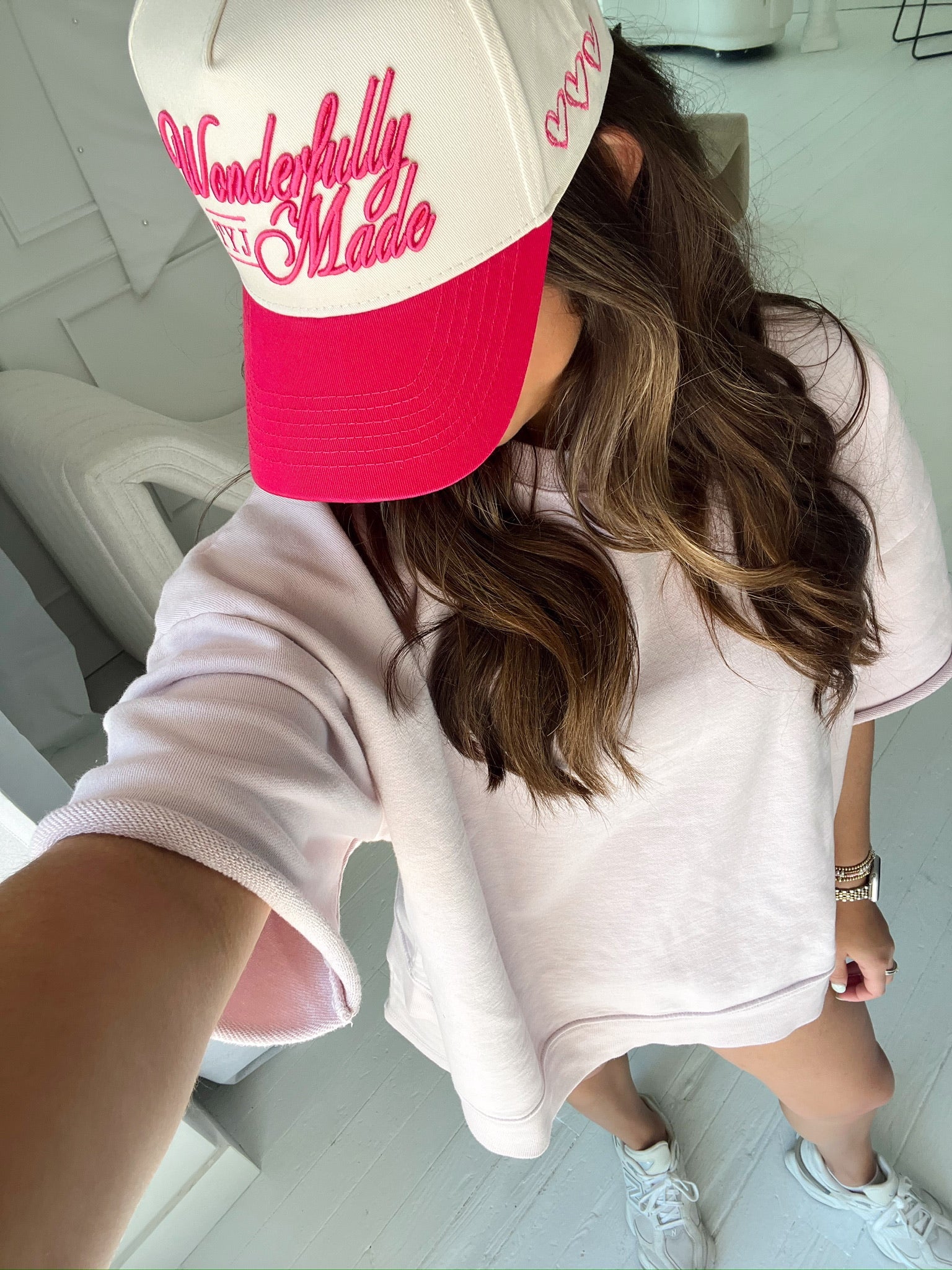 Wonderfully Made - Hot Pink Vintage Trucker Hat