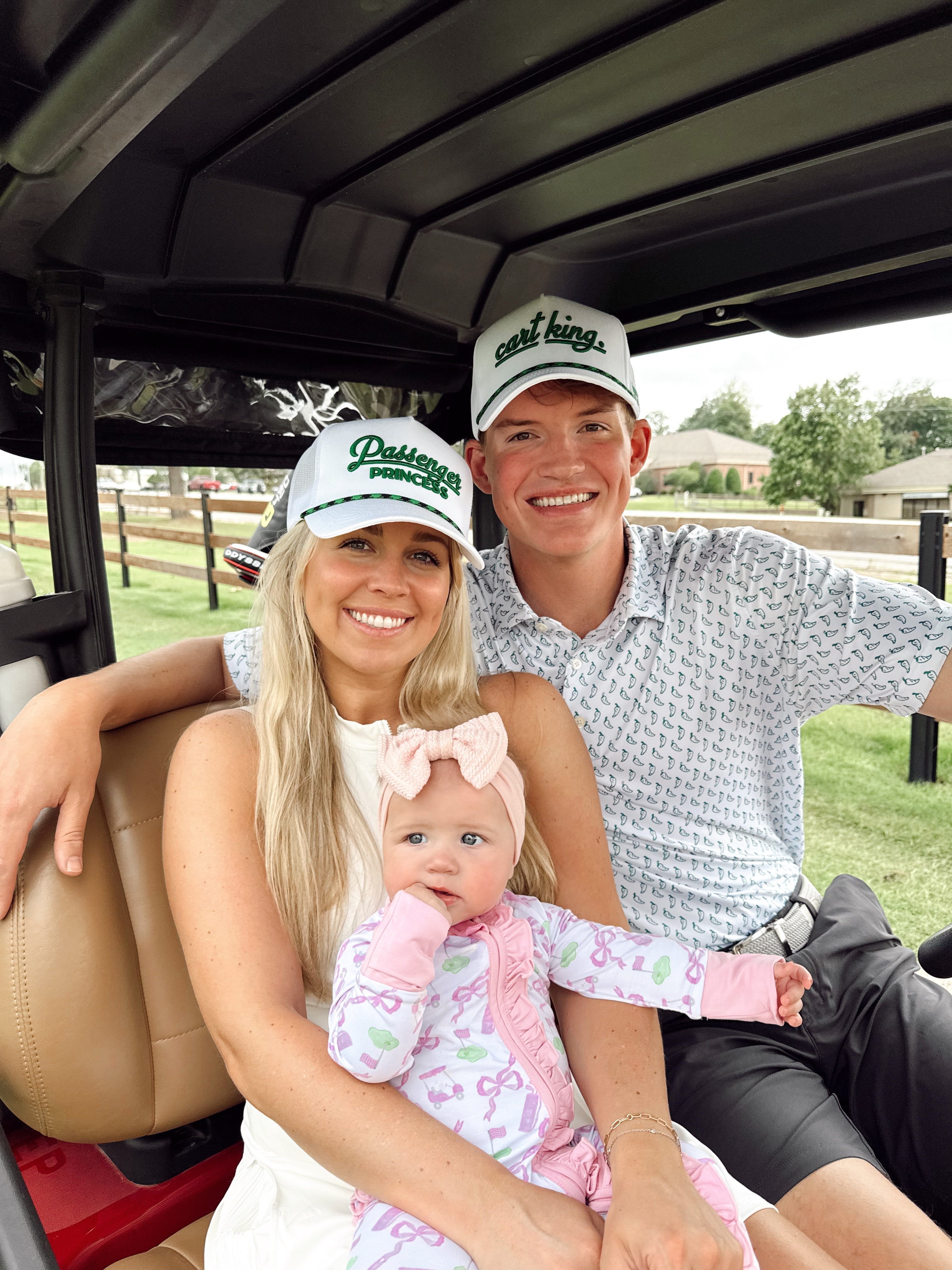 Hat Couples Golf Hat - White Vintage Trucker Hat