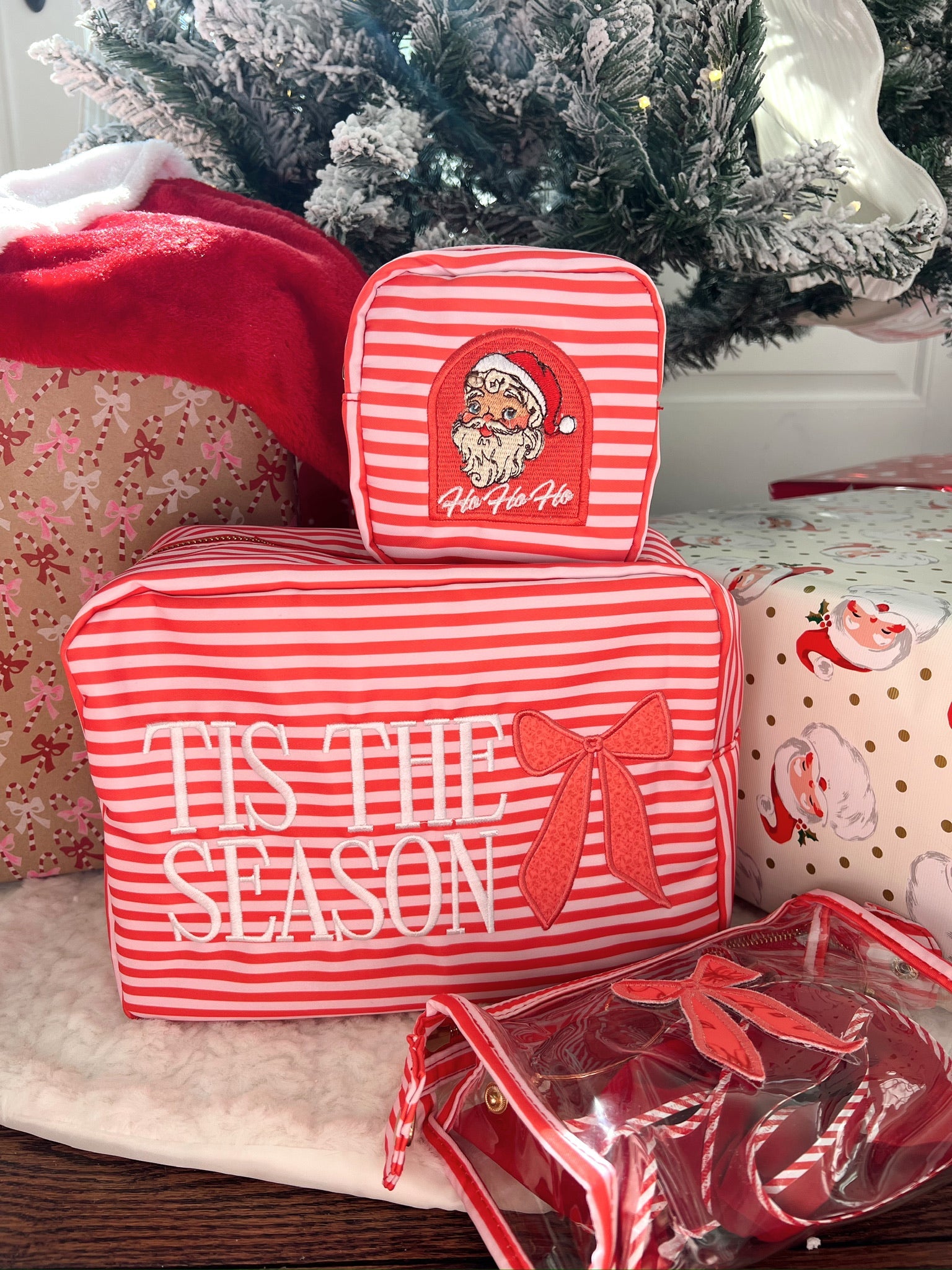 Santa Patch - Red Stripe Mini