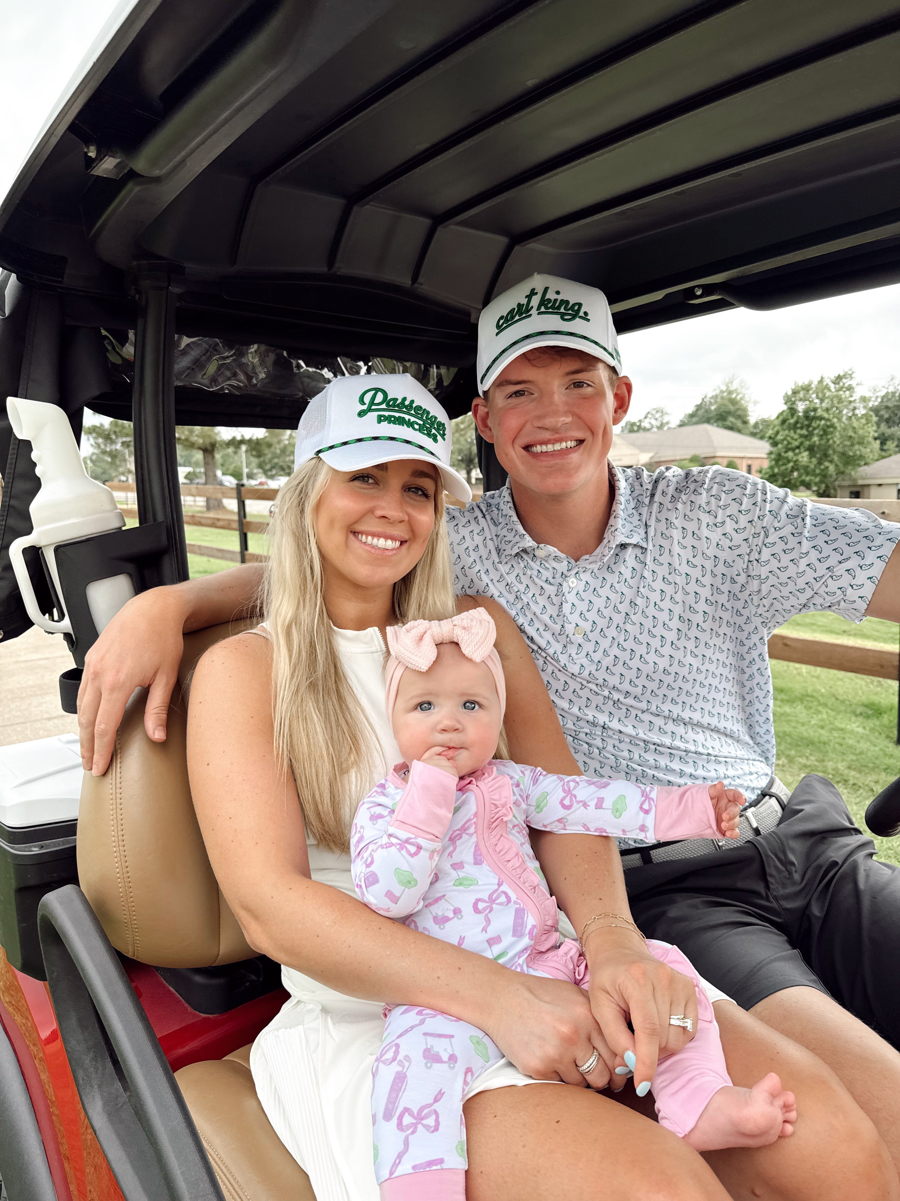 Hat Couples Golf Hat - White Vintage Trucker Hat