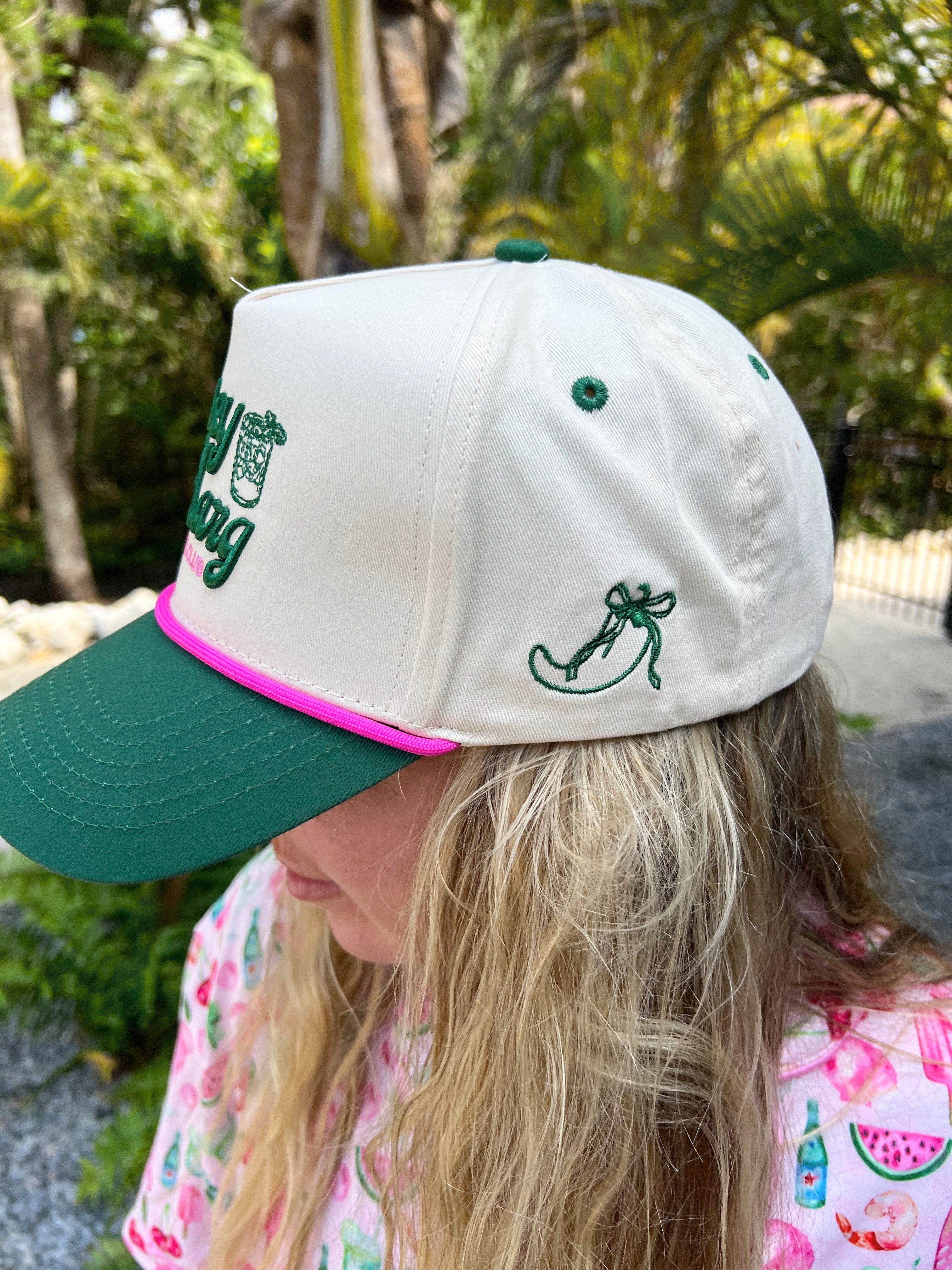 Hat Spicy Marg Social Club - Green Vintage Trucker Hat
