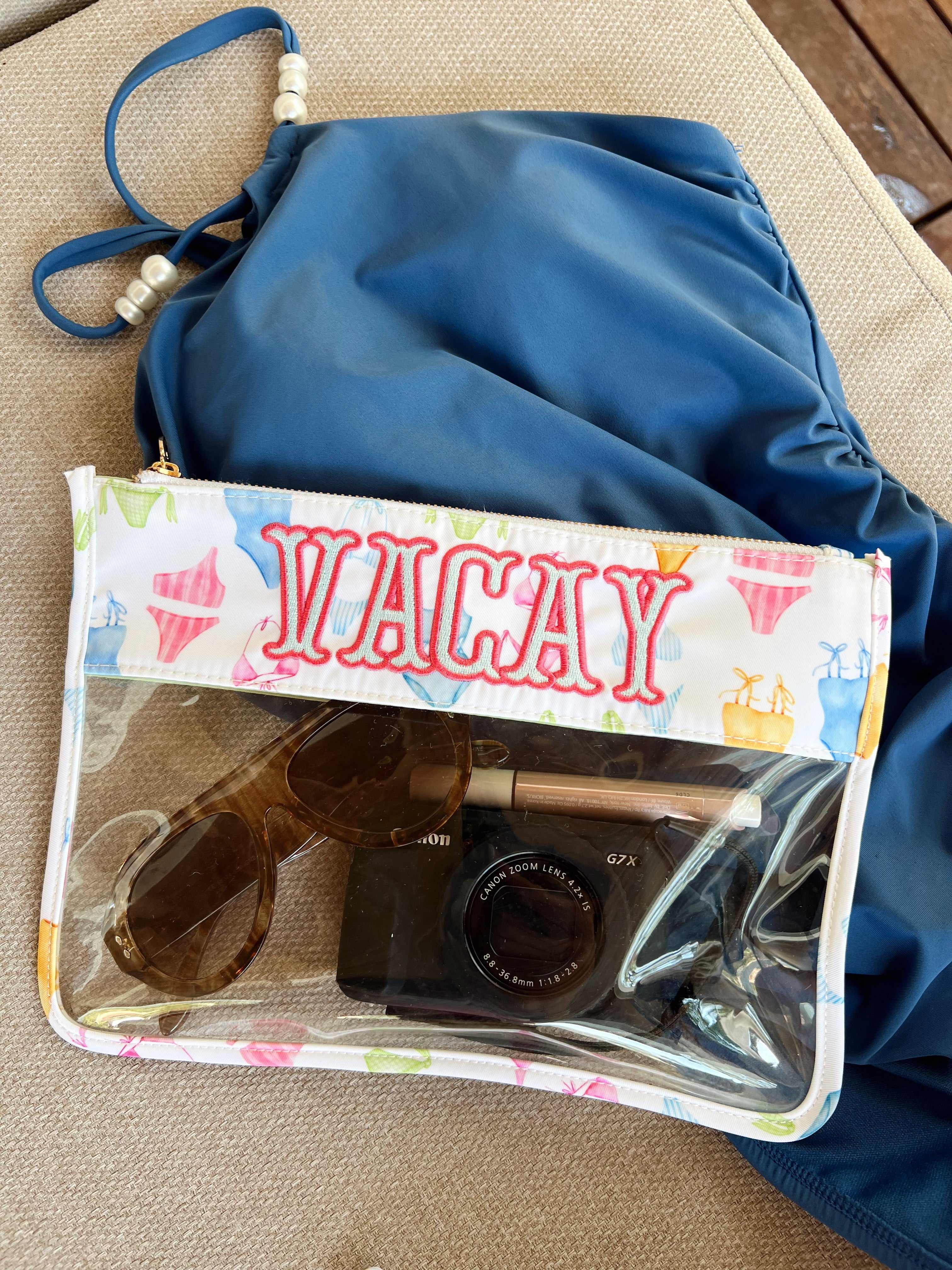 Travel Bag Vacay - Bikinis Clear Pouch