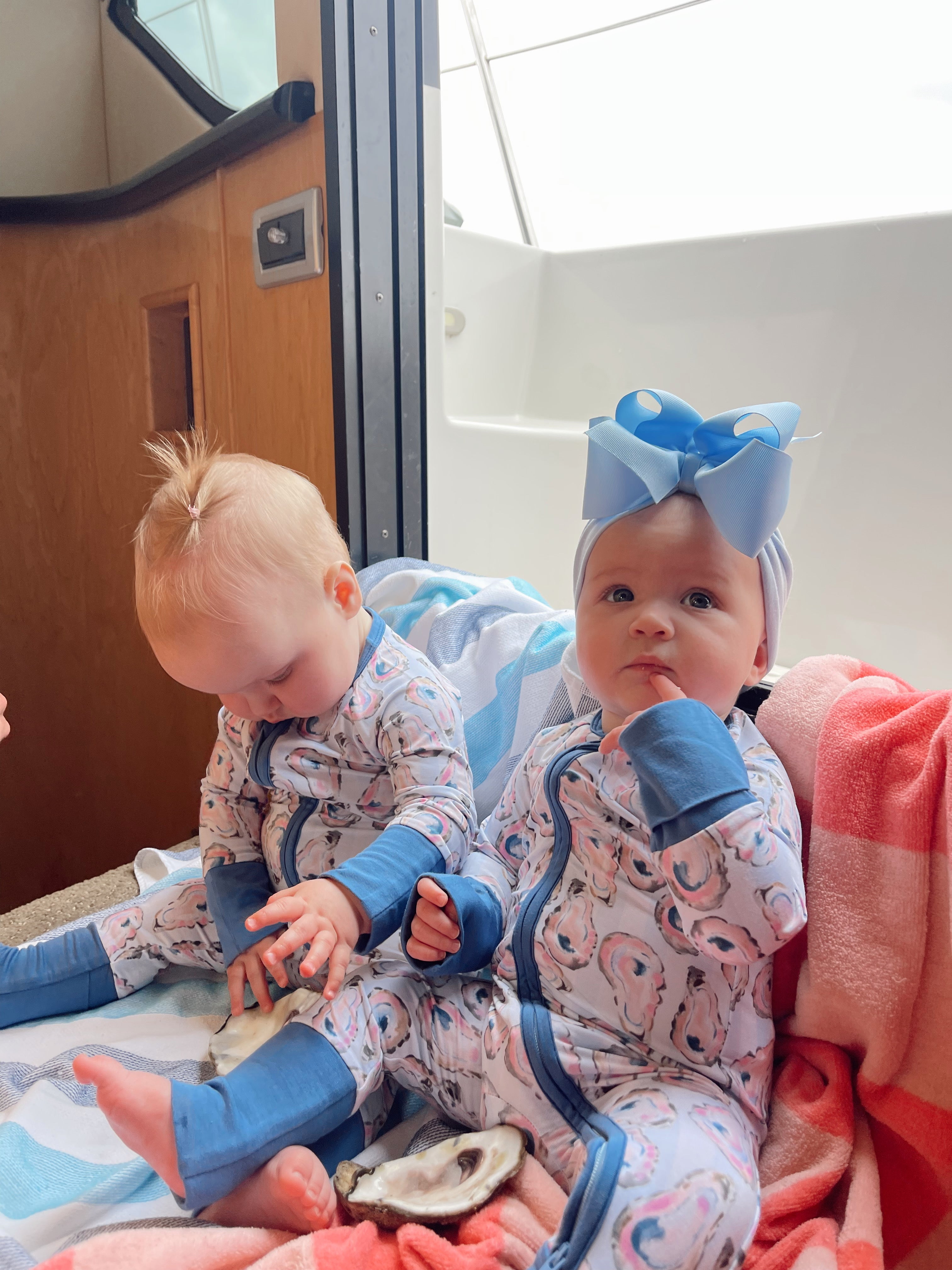 Pajamas Blue Oysters - Bamboo Sleeper