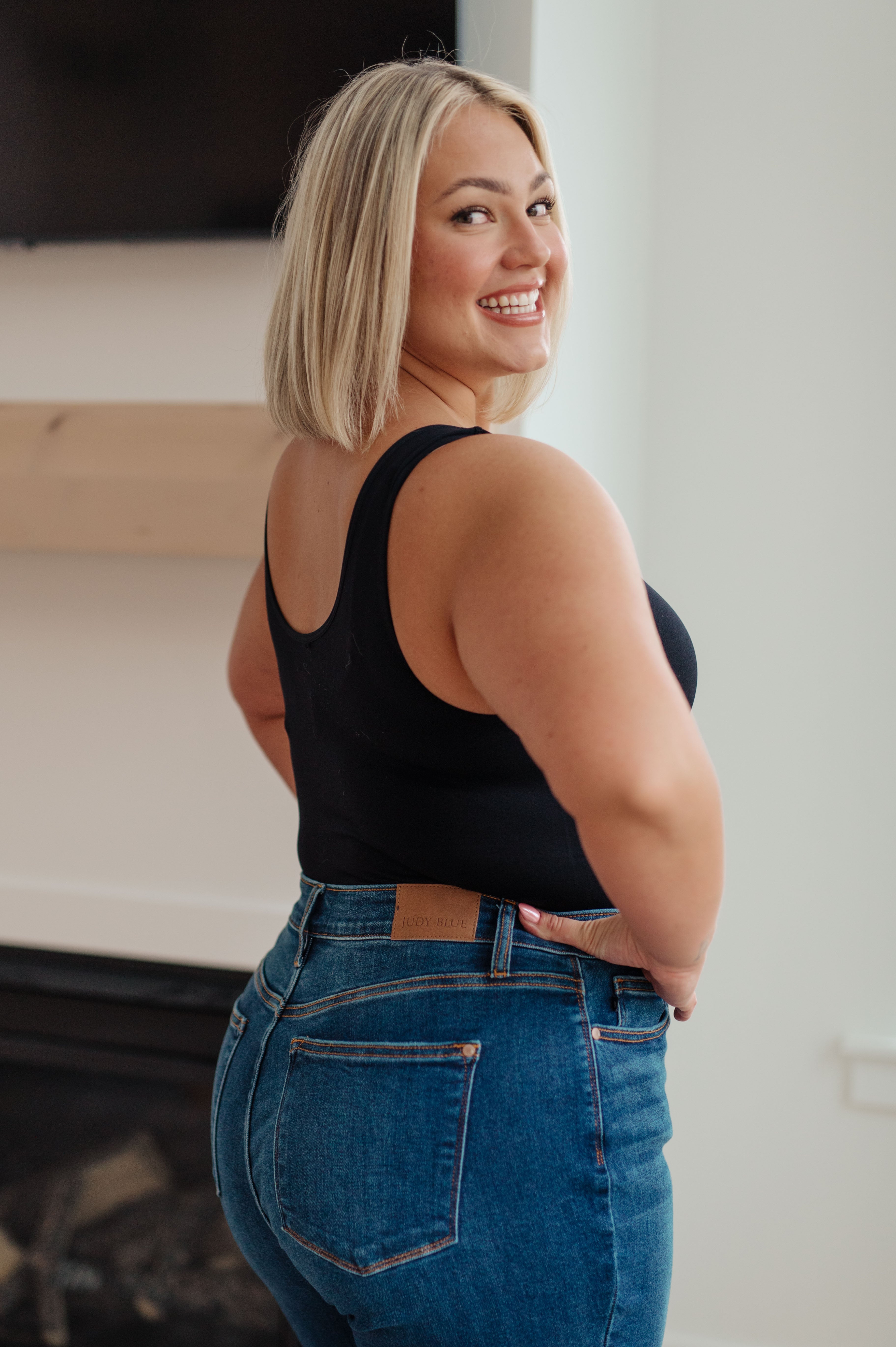 Womens The Basics Bodysuit In Black