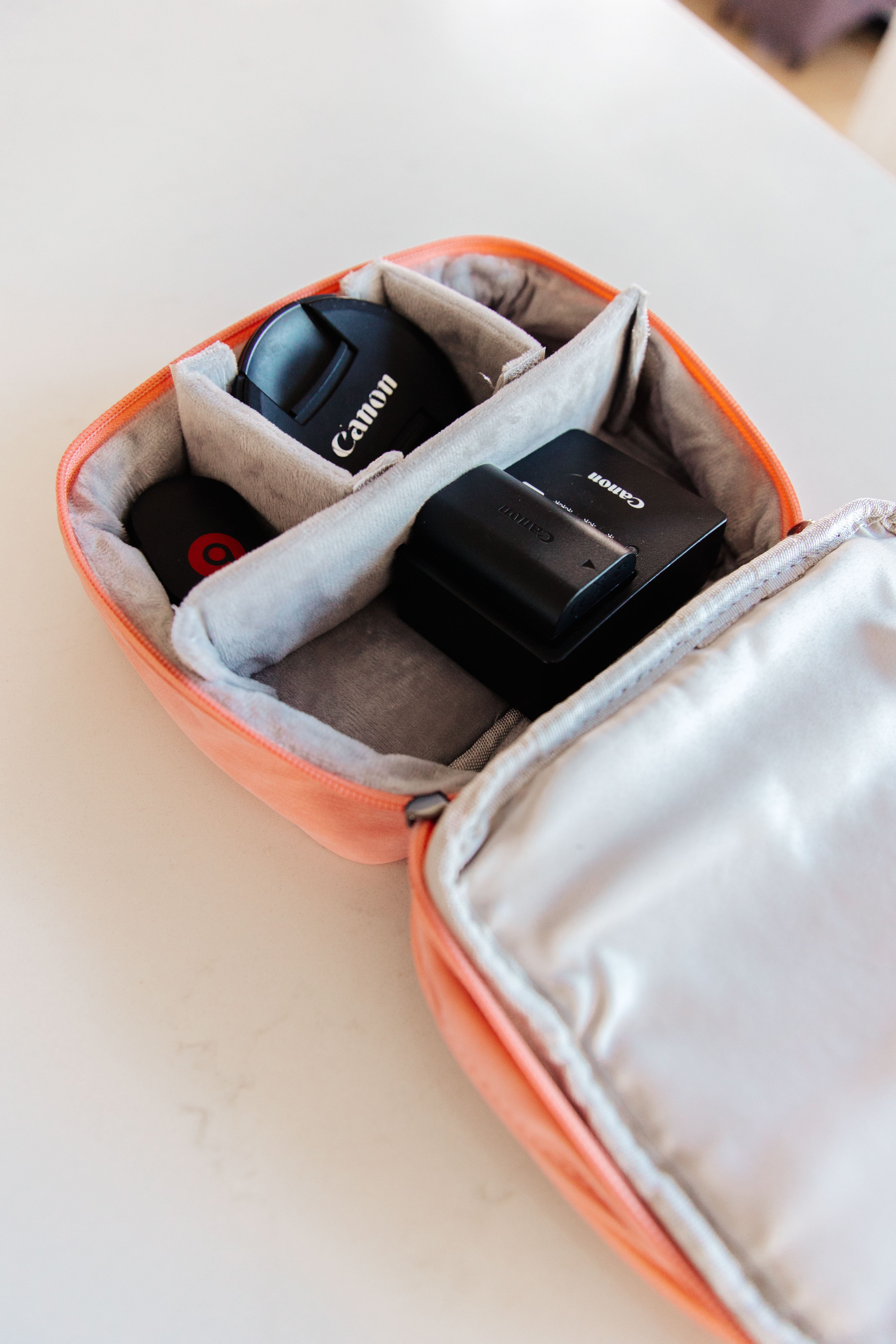 Home & Decor Travel Cord Organizer Case in Pink