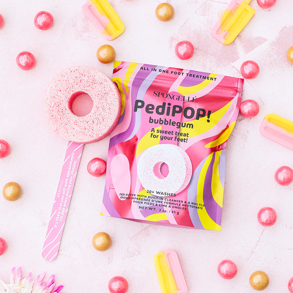 Pedi Buffer Bubblegum | PediPOP! Pedi Buffer & Nail File