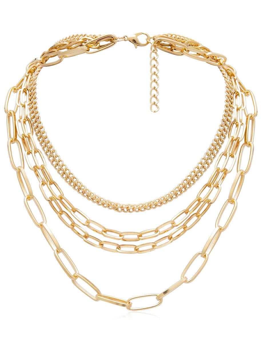 Chain Necklace Stack - Girl Code Couture