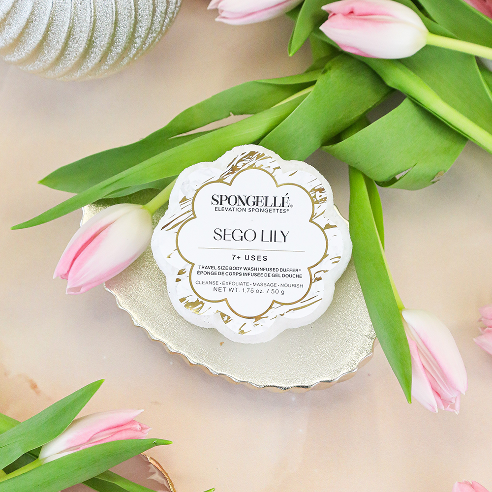Body Wash Infused Buffer Sego Lily | Elevation Spongette