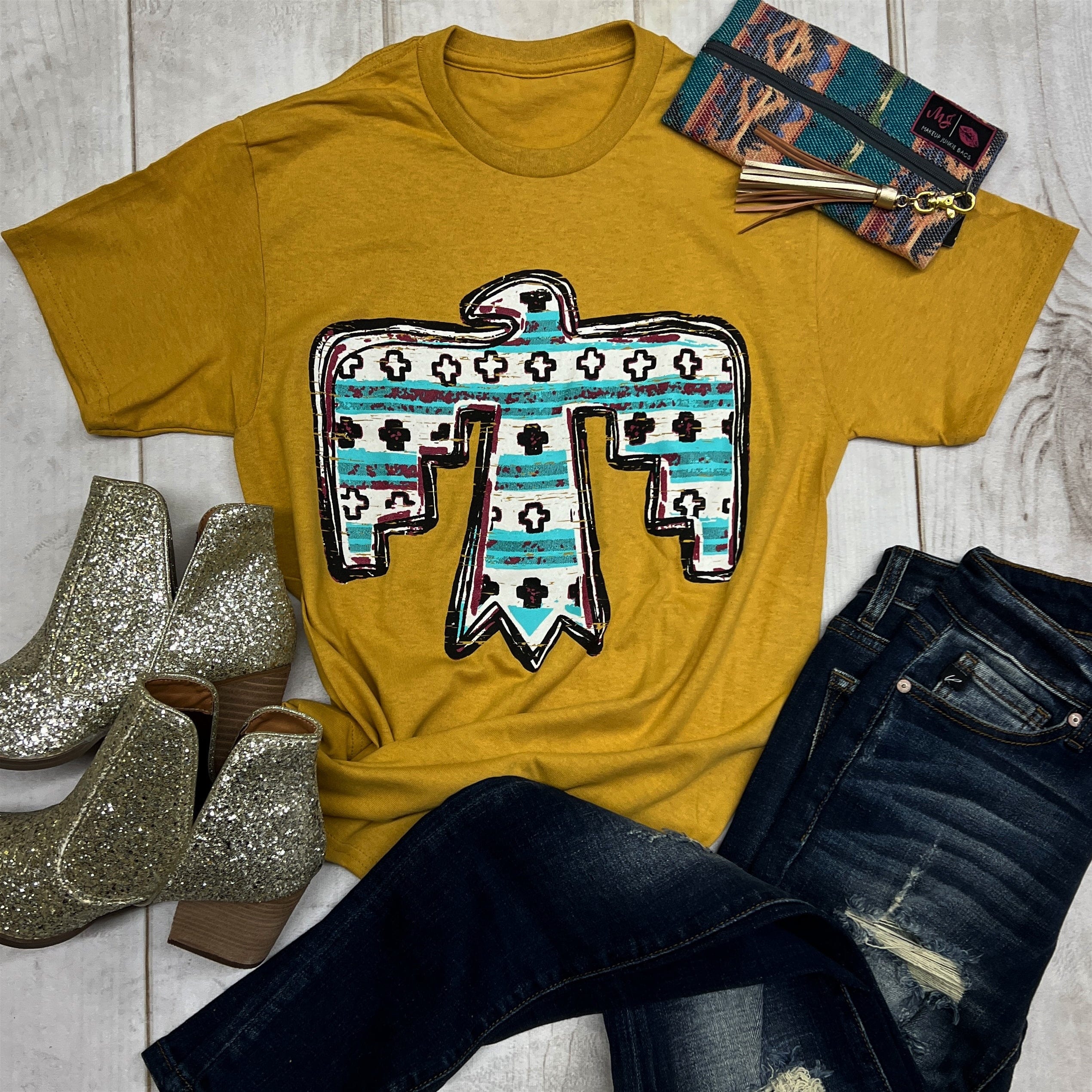 Women - Apparel - Shirts - T-Shirts Aztec Thunderbird Graphic Tee