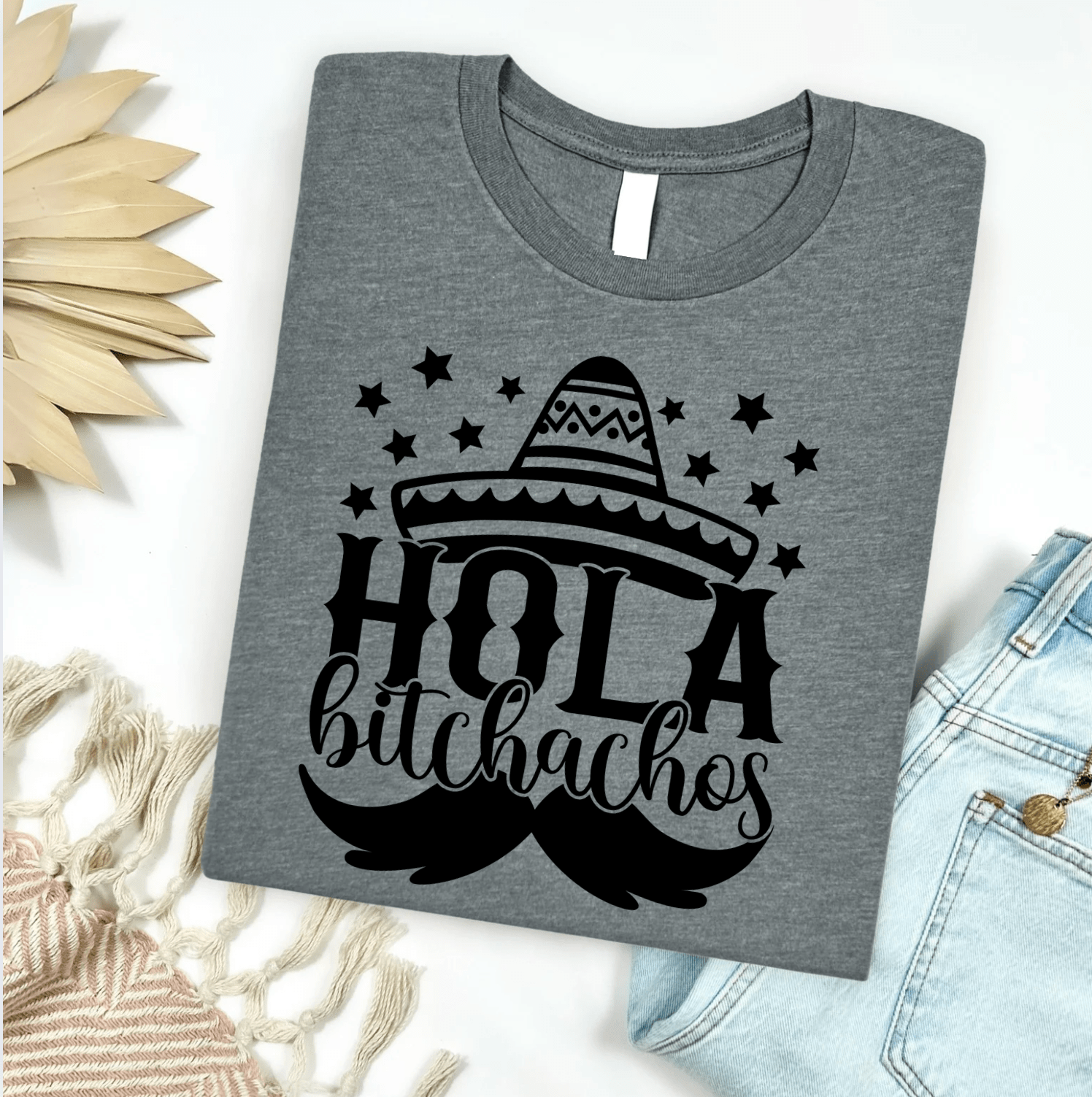 Women - Apparel - Shirts - T-Shirts Hola B$%*achos Graphic Tee