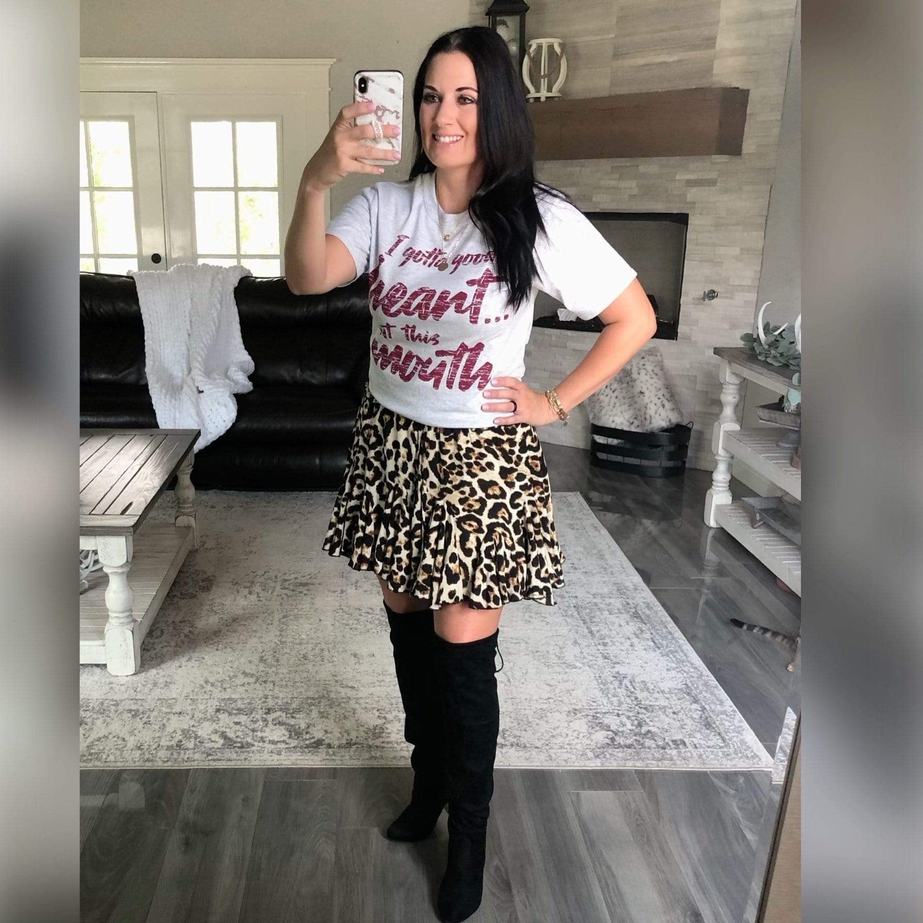 Women - Apparel - Shirts - T-Shirts I Gotta Good Heart But This Mouth Graphic Tee