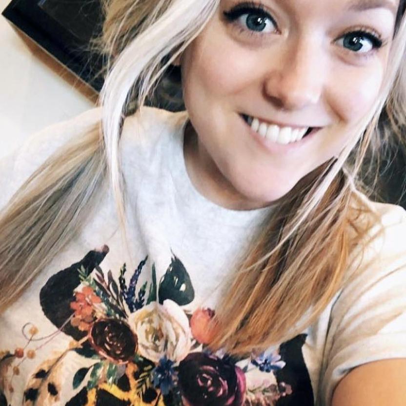 Women - Apparel - Shirts - T-Shirts Leopard Floral Feather Bull Skull Graphic Tee