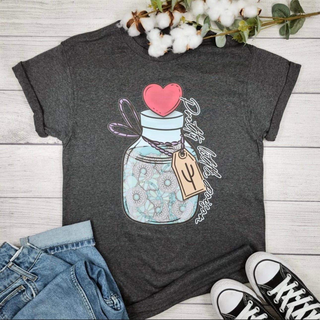 Women - Apparel - Shirts - T-Shirts Pretty Little Things Graphic Tee
