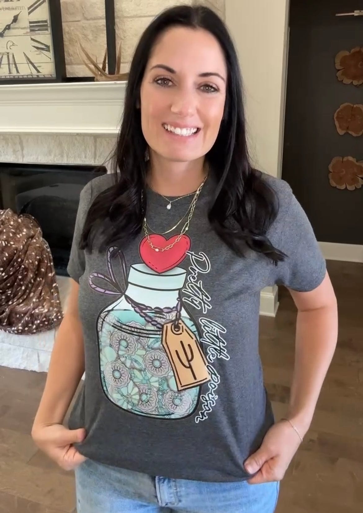 Women - Apparel - Shirts - T-Shirts Pretty Little Things Graphic Tee