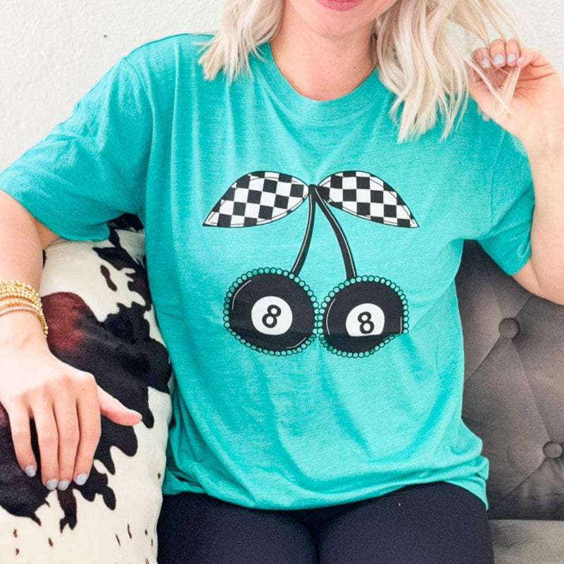 Women - Apparel - Shirts - T-Shirts 8 Ball Cherry Graphic Tee