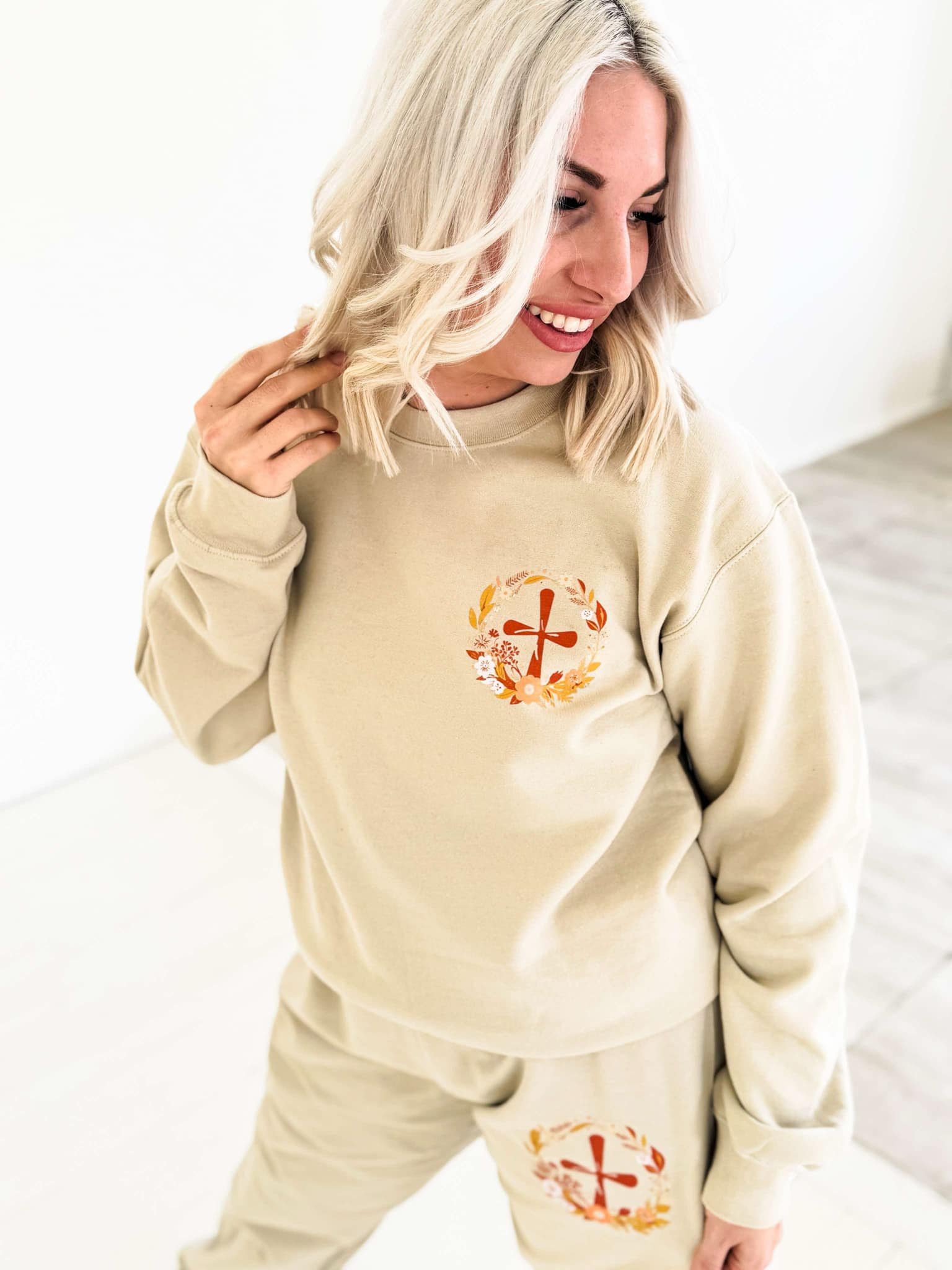 Women - Apparel - Shirts - T-Shirts Arise Up - Blessed Sweat Set