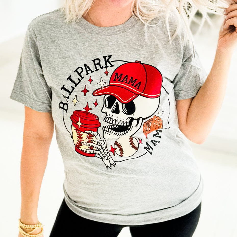 Women - Apparel - Shirts - T-Shirts Ballpark Mama Graphic Tee