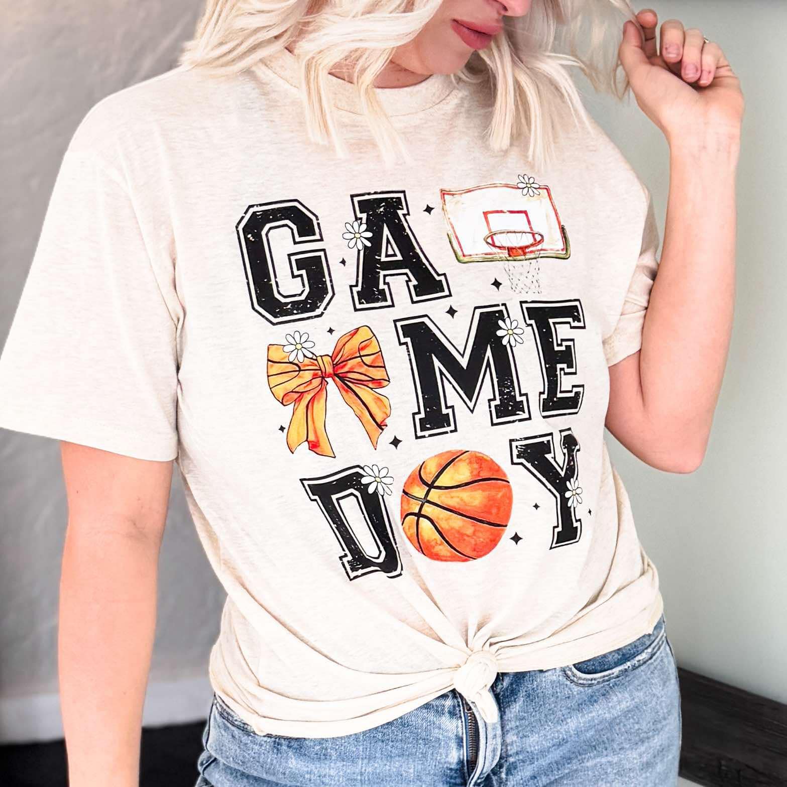 Women - Apparel - Shirts - T-Shirts Game Day Basketball Graphic Tee